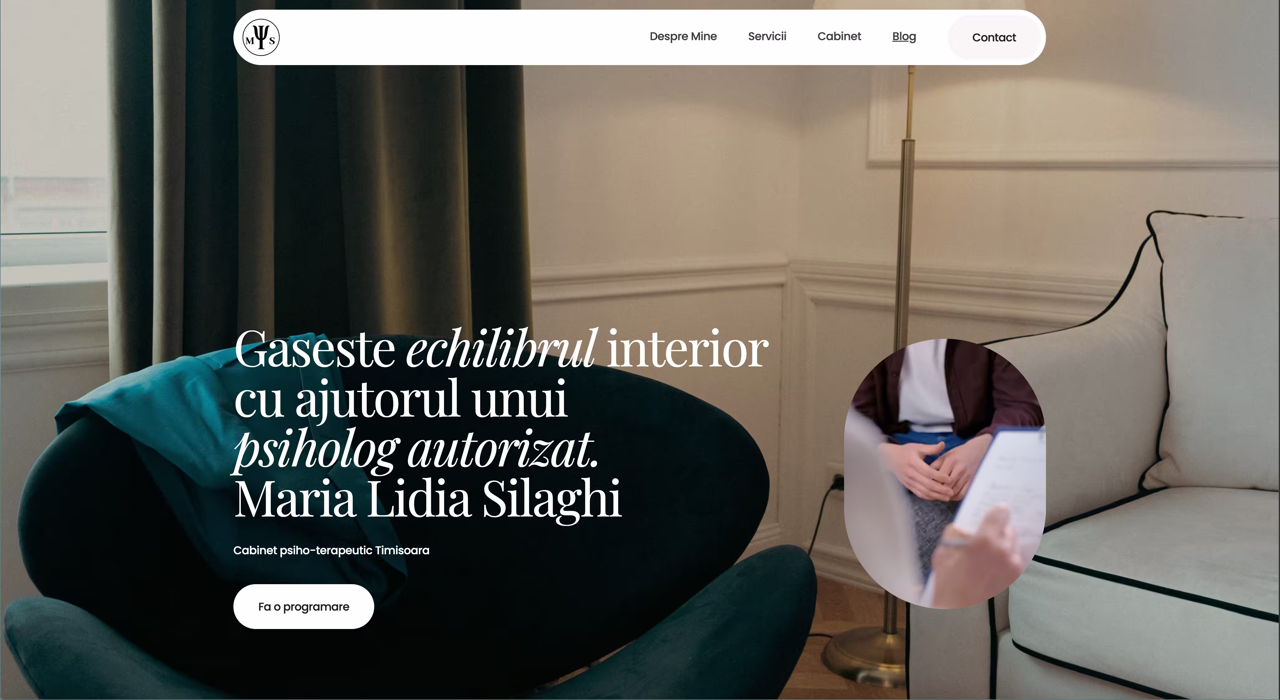 Webdesign für Psychologin - modernes responsives Website-Projekt.