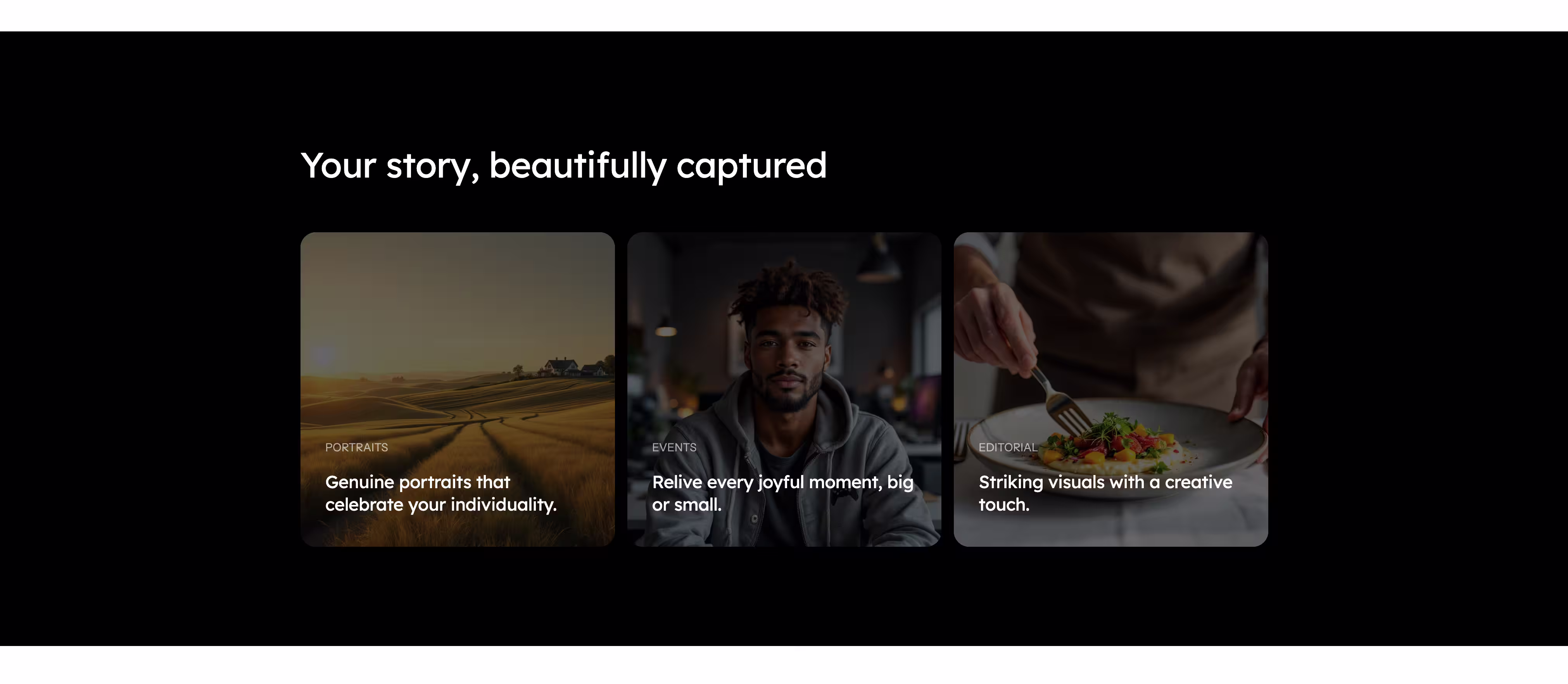 Abschnitt der Website einer Psyhologin - moderne "Über mich" - Sektion mit professionellem Webdesign
