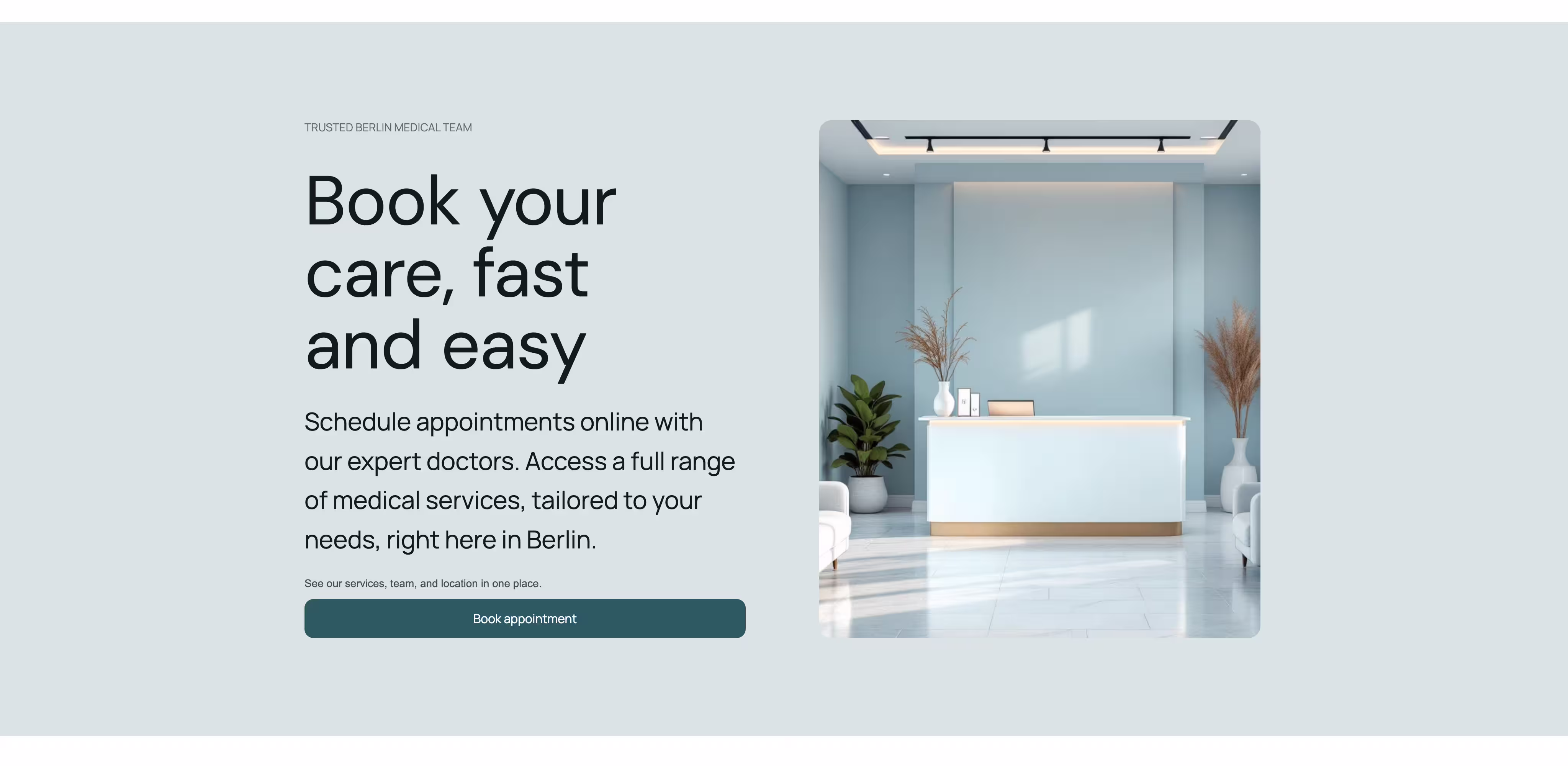 Abschnitt der Website einer Psyhologin - moderne "Über mich" - Sektion mit professionellem Webdesign