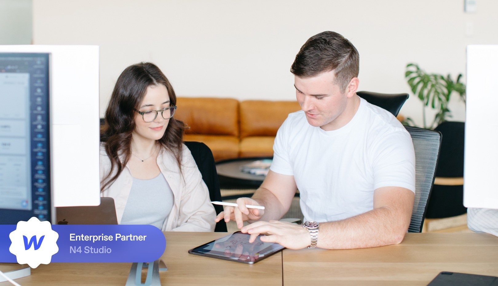 Partnering with N4 Studio, Webflow Enterprise Agency