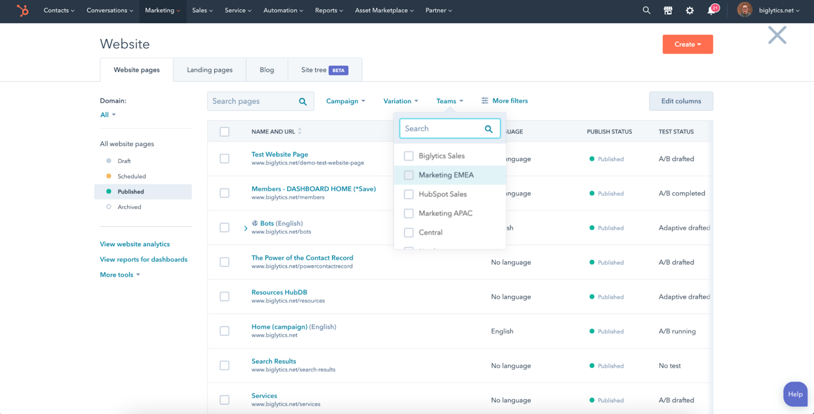 HubSpot security controls