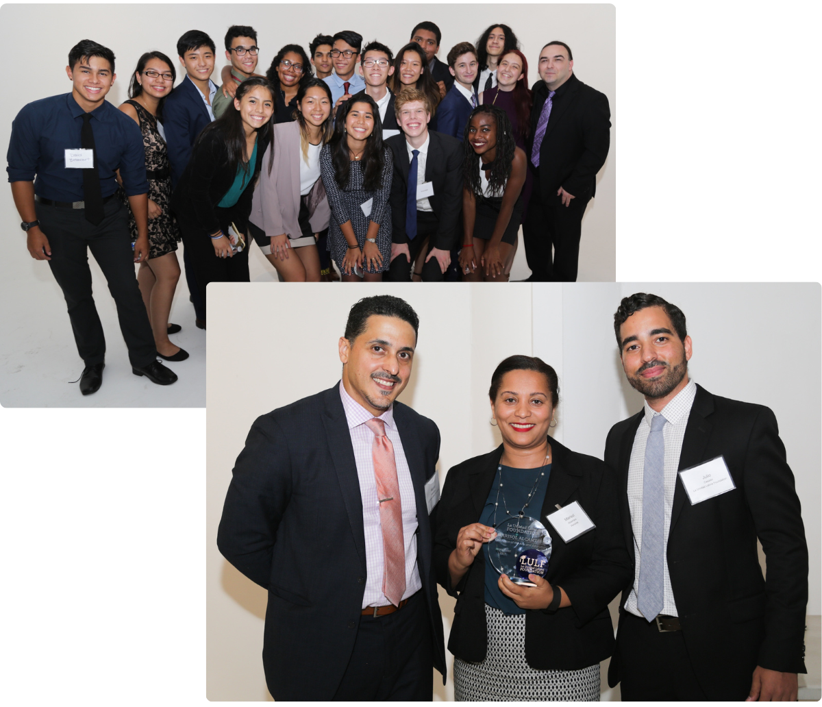 hero image showing members of LULF