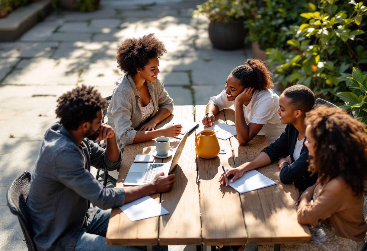 image of diverse group collaboration (for a hr tech)