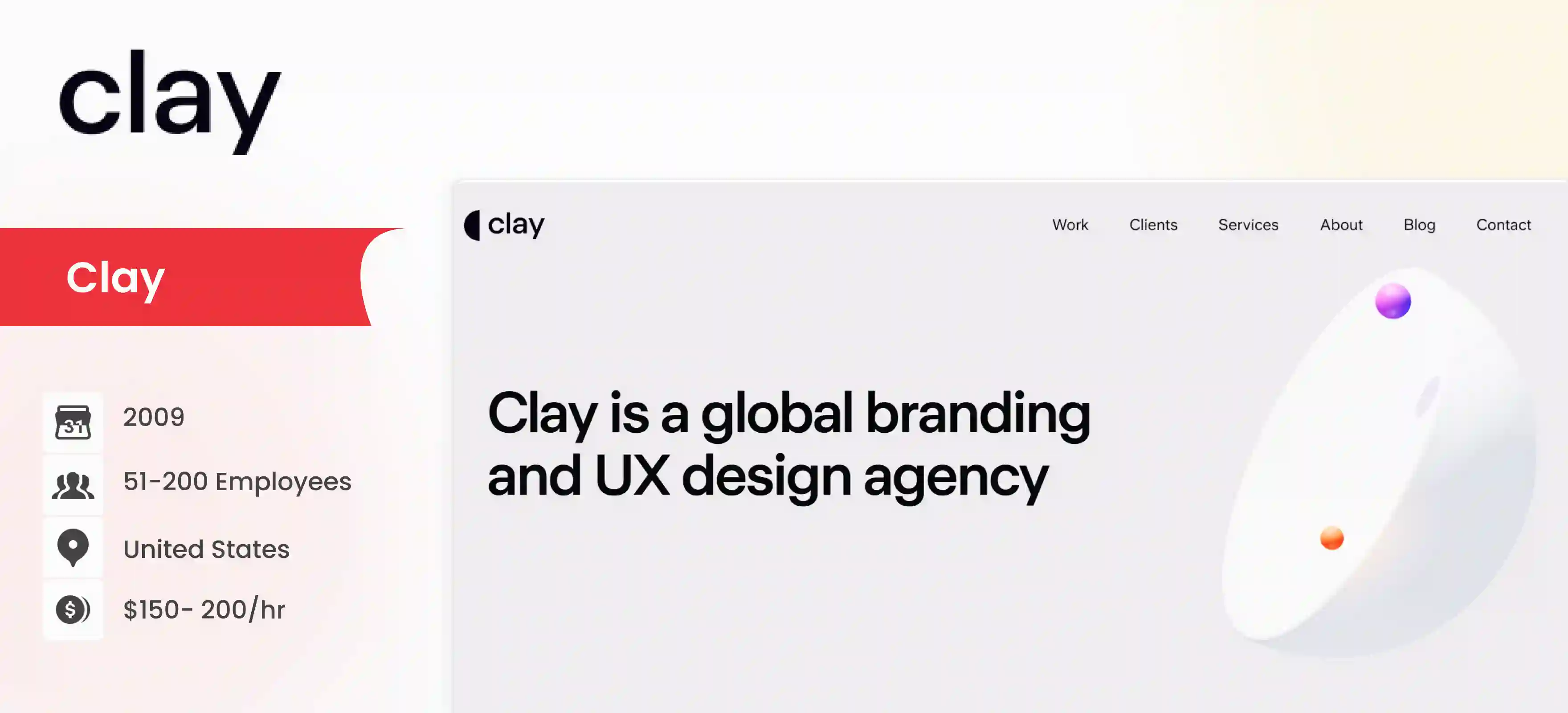 ui ux design company Clay