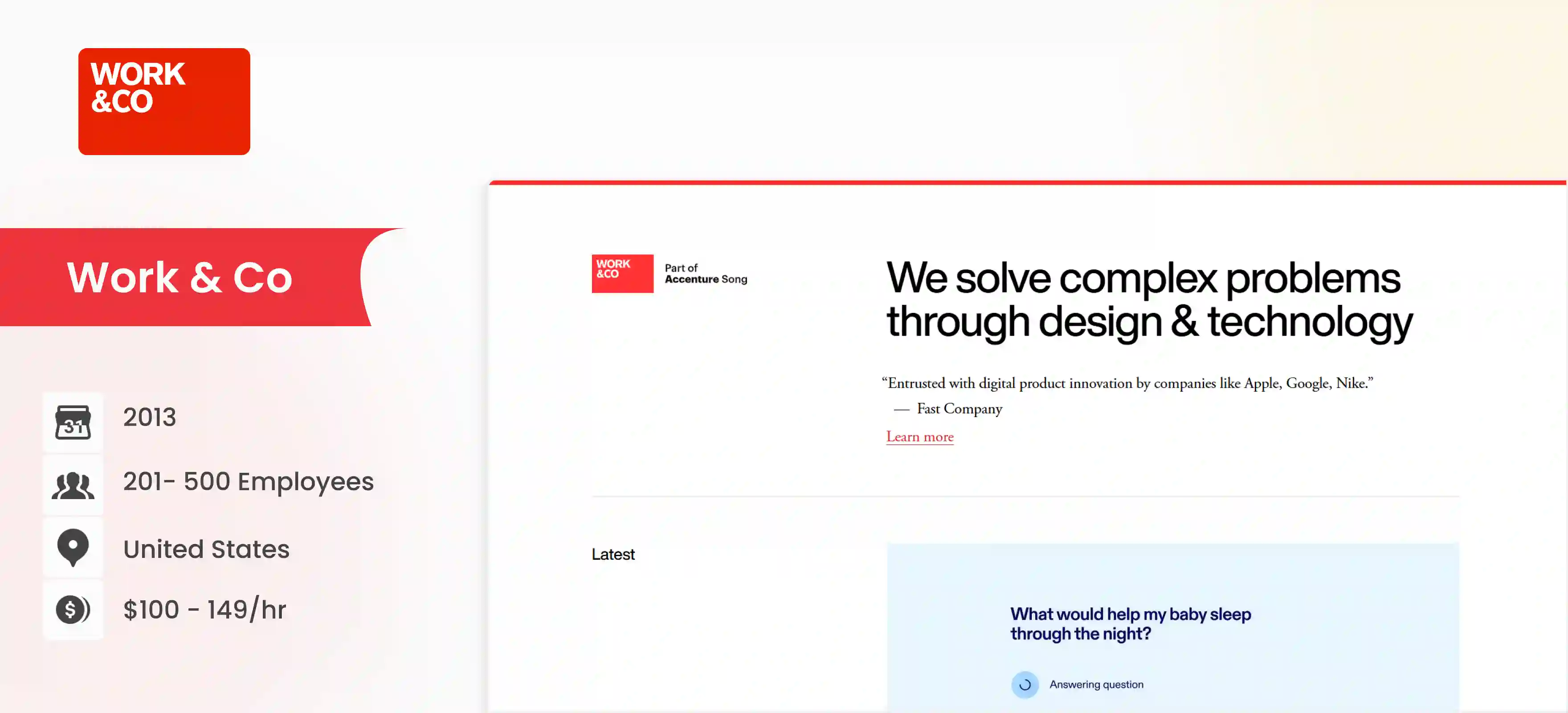 ui ux design company Work & Co