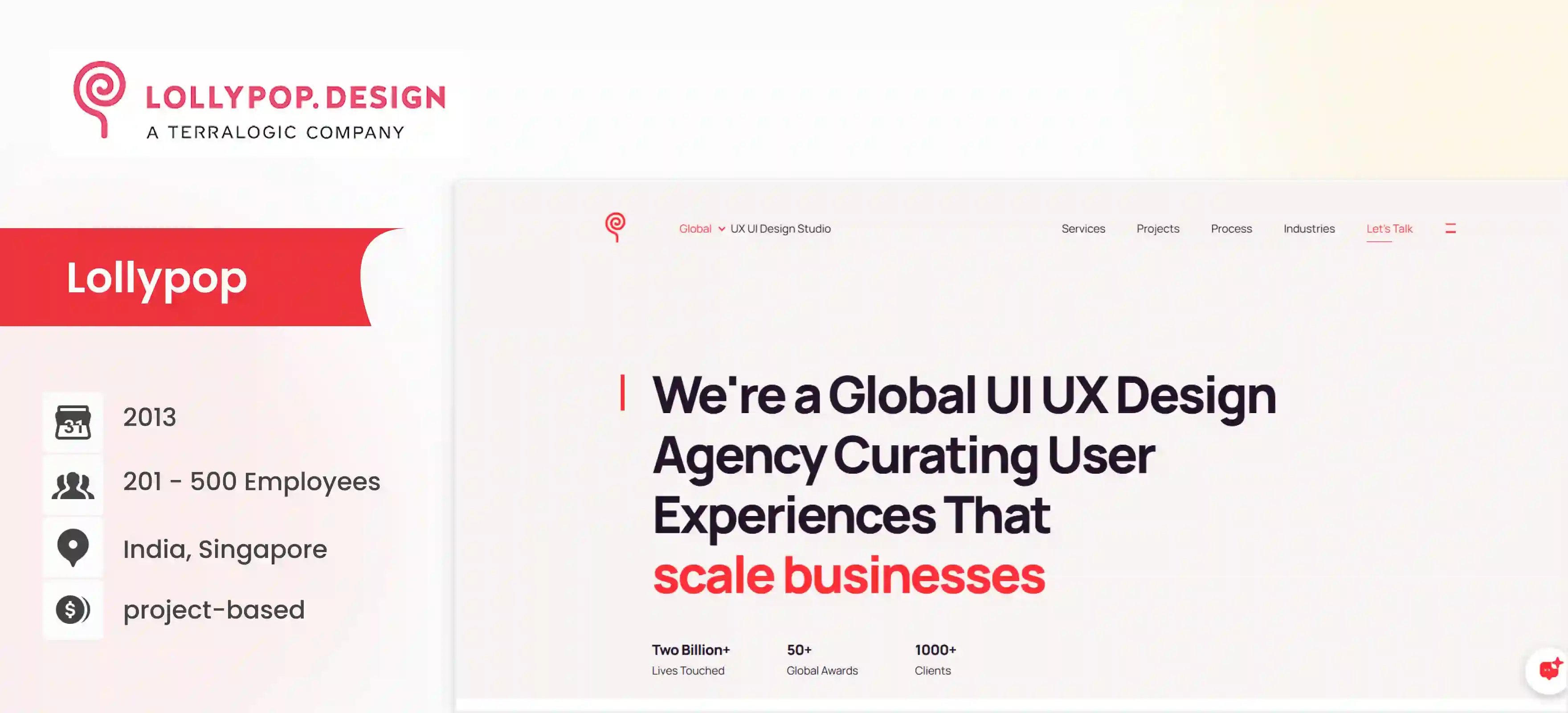 ui ux design company Lollypop Design Studio