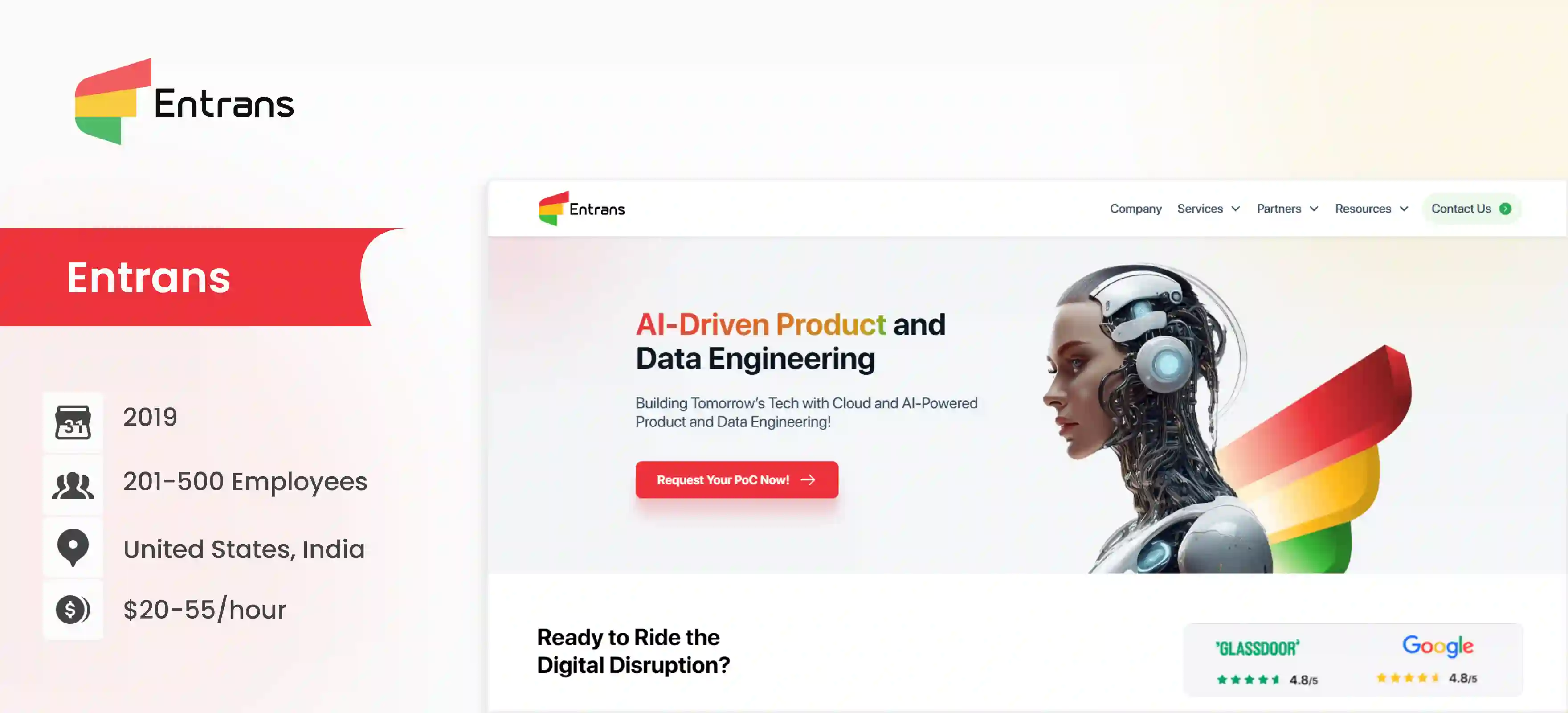 data mining company Entrans