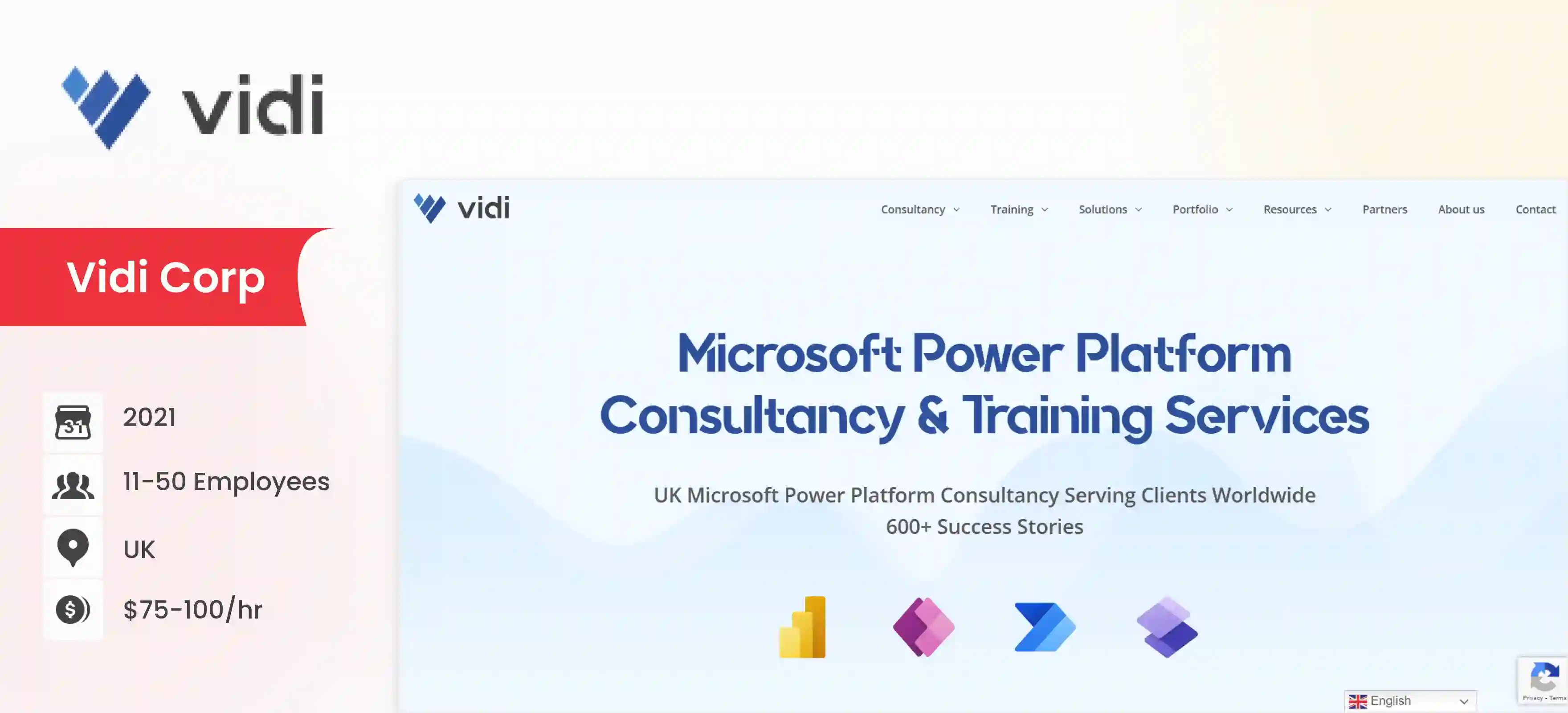 business intelligence company Vidi Corp