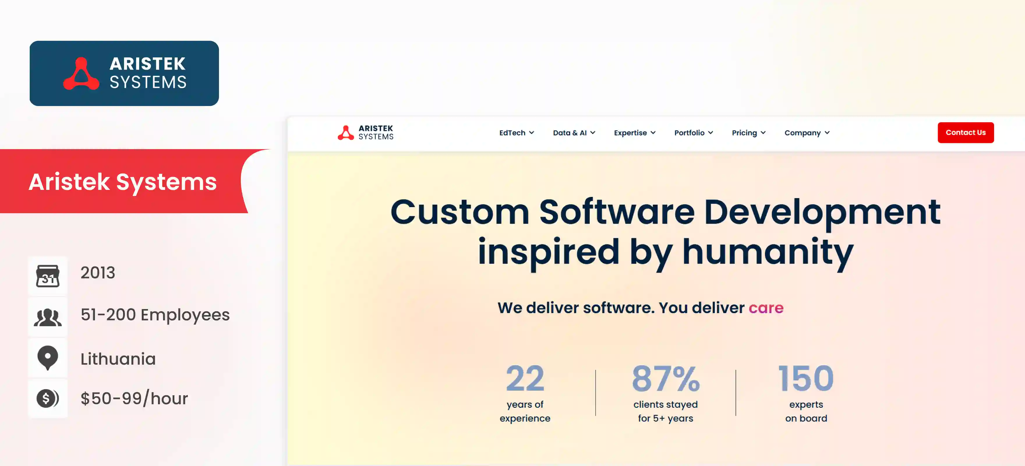 data mining company Aristek Sytems