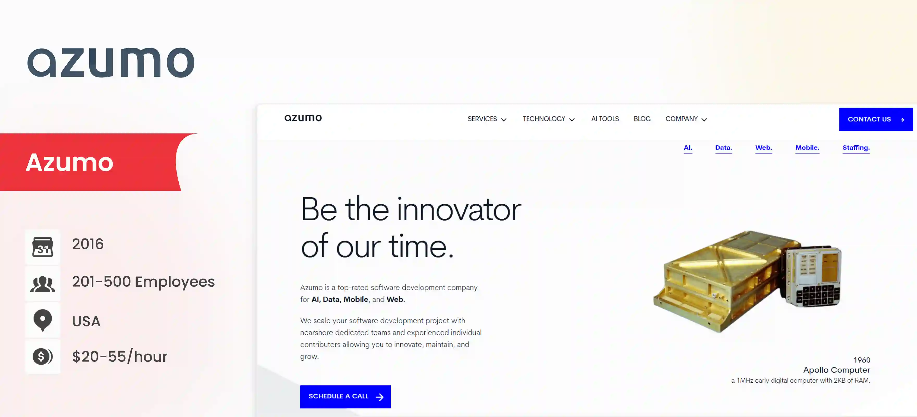 data mining company Azumo