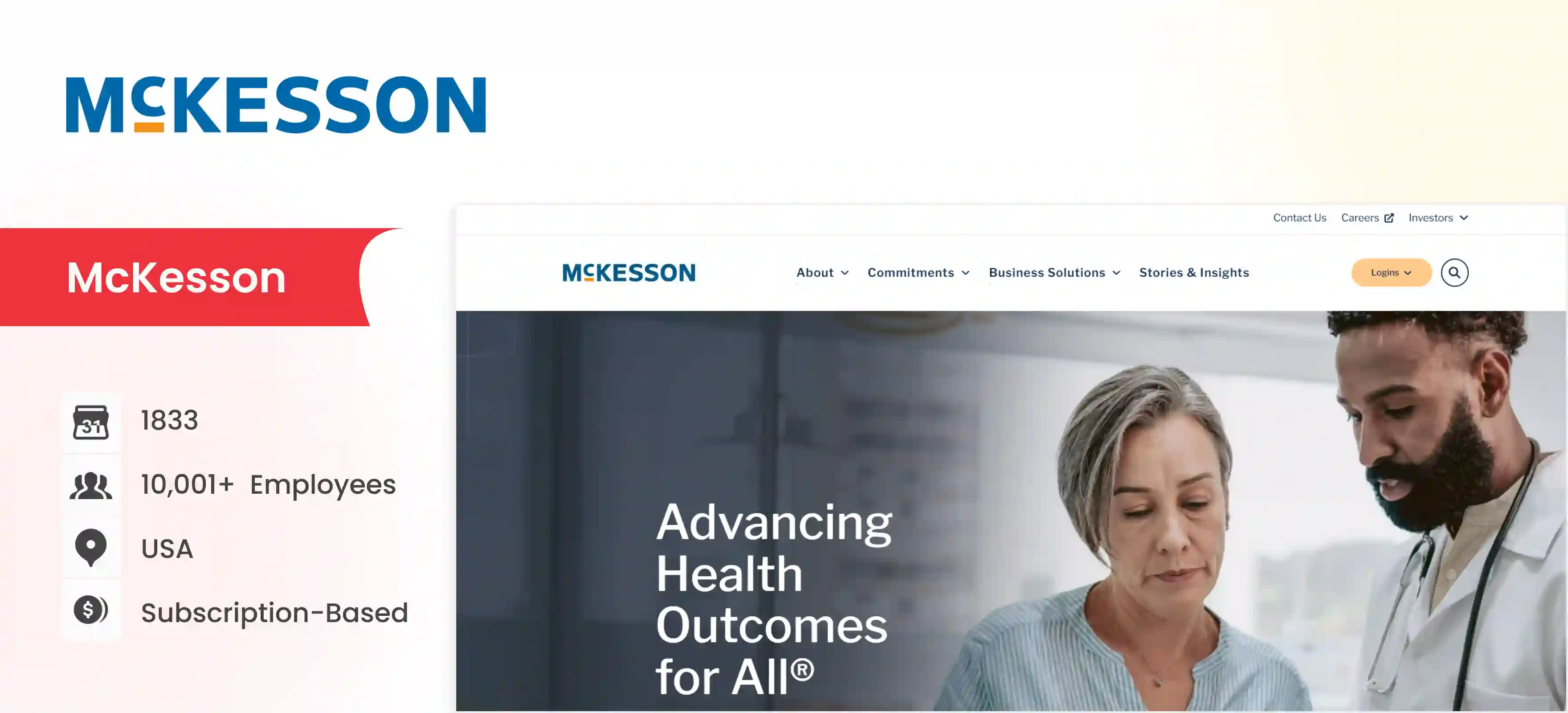 healthcare software development company McKesson