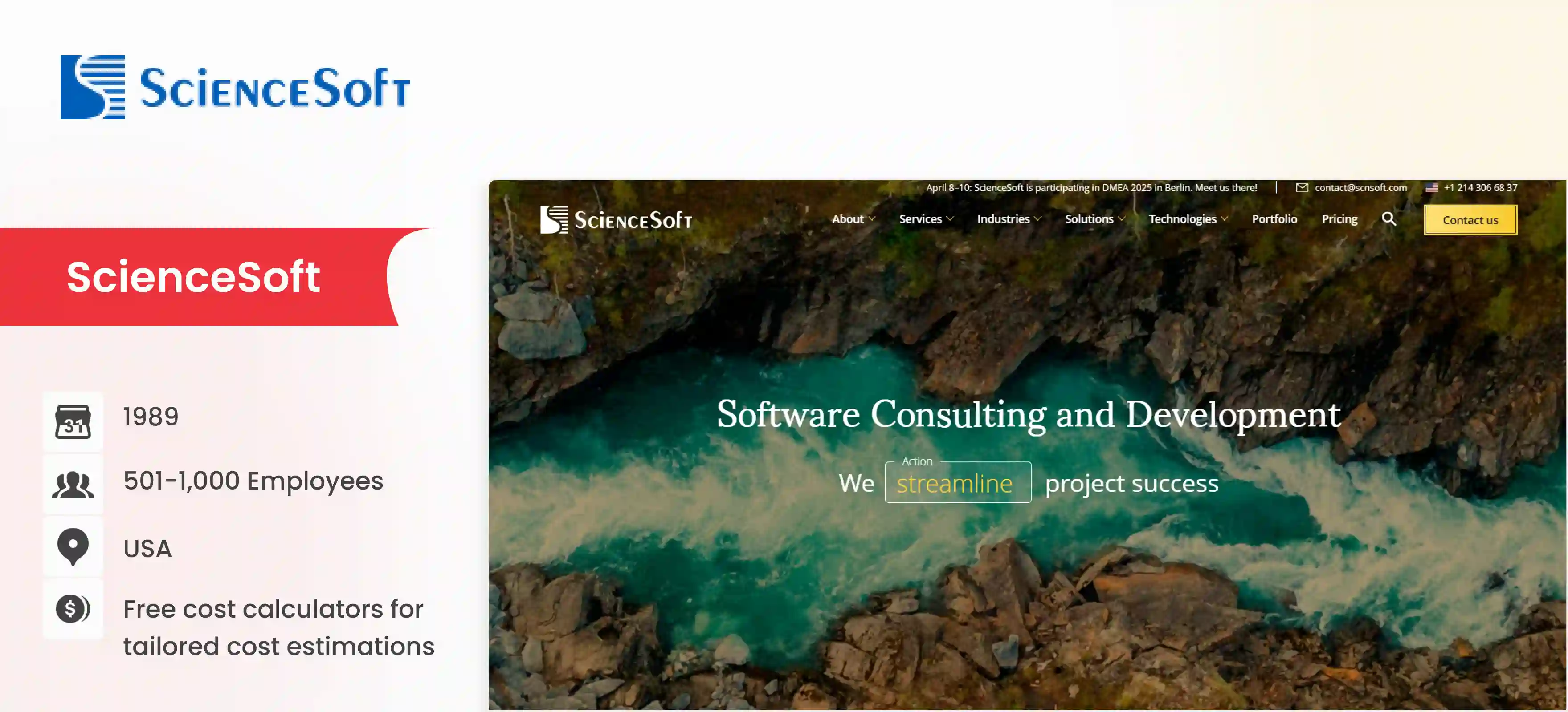 healthcare software development company ScienceSoft