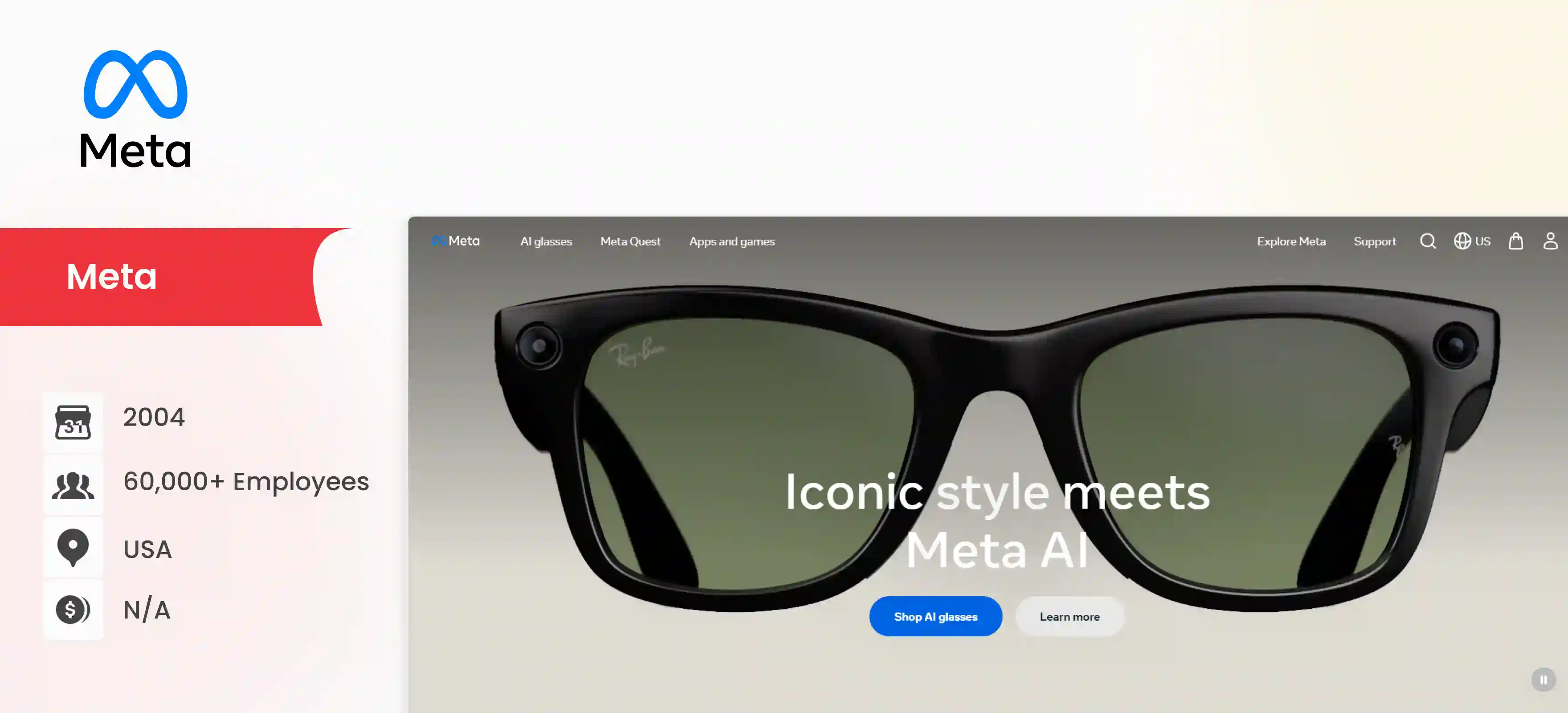 generative ai company Meta