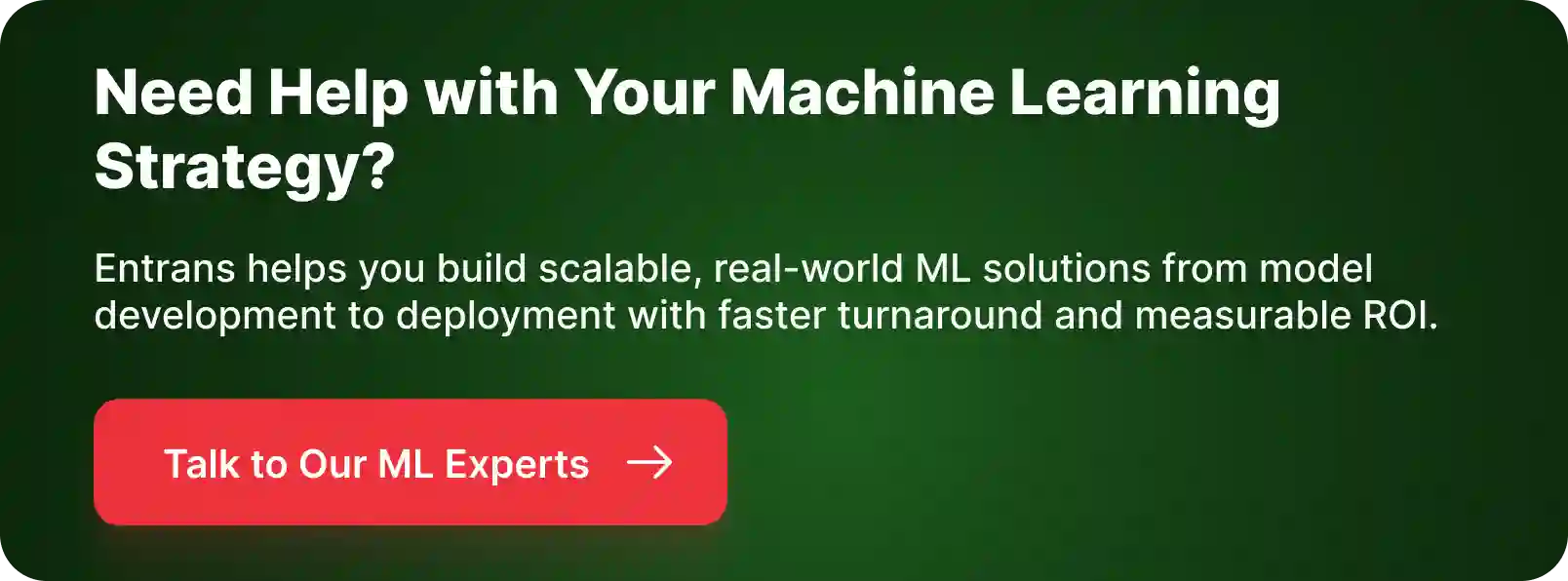 CTA for Machine Learning Consulting Companies