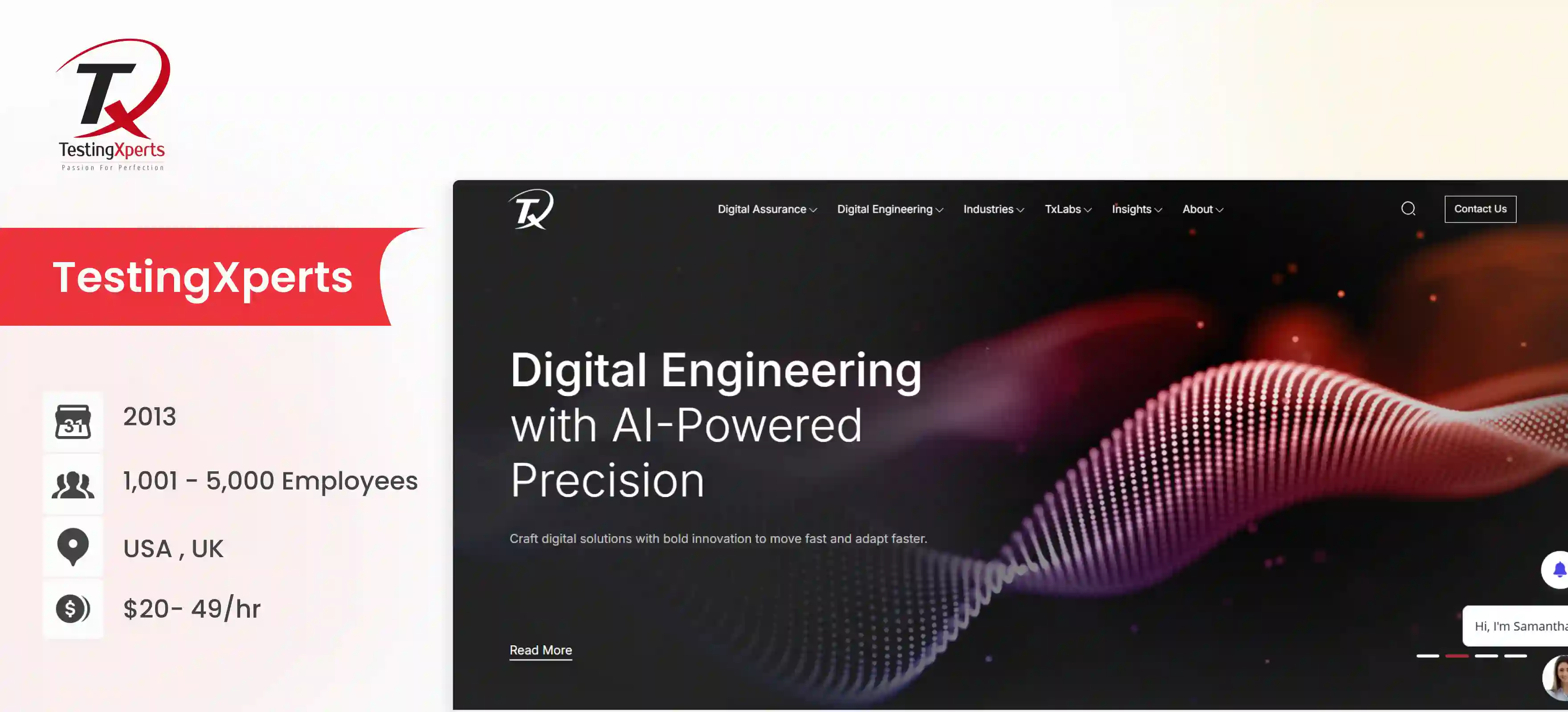 software testing company TestingXperts