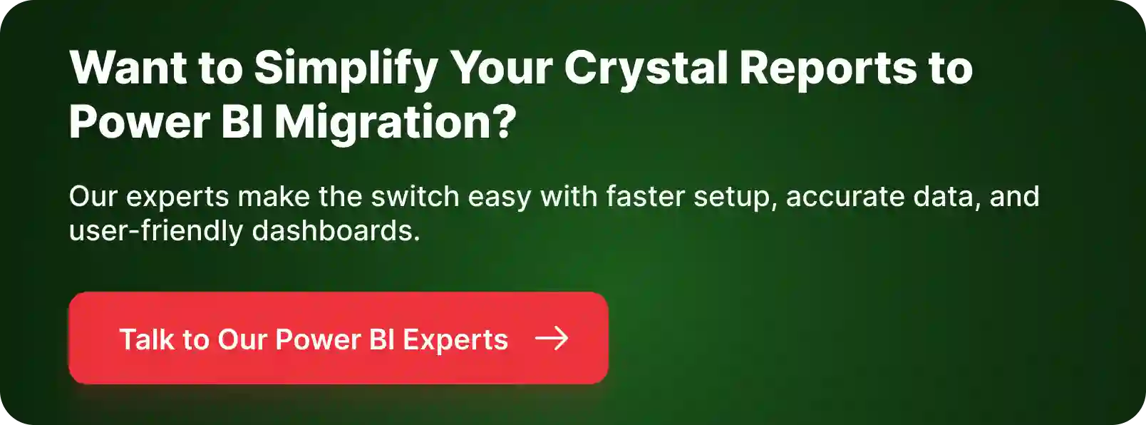CTA for Crystal Reports to Power BI Migration