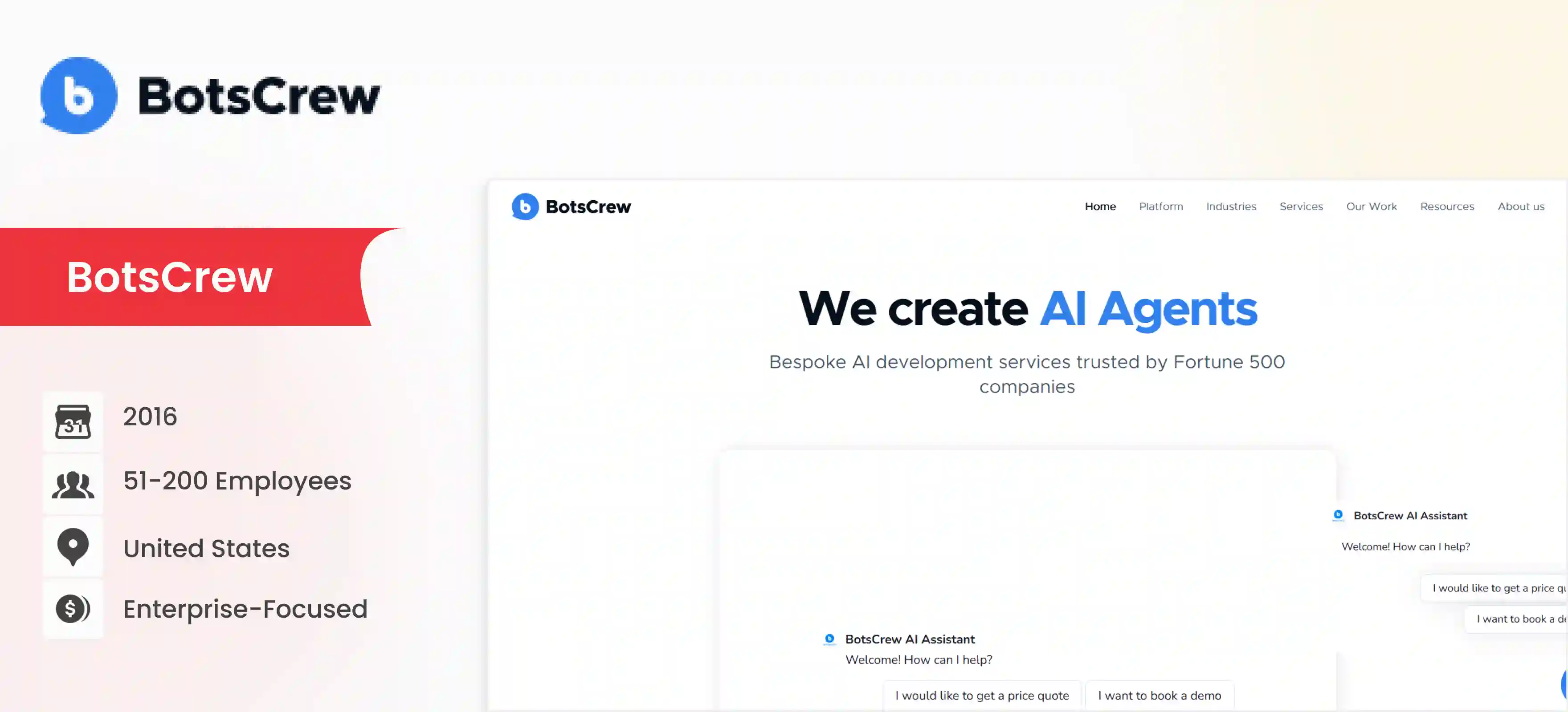 ai chatbot development company Botscrew
