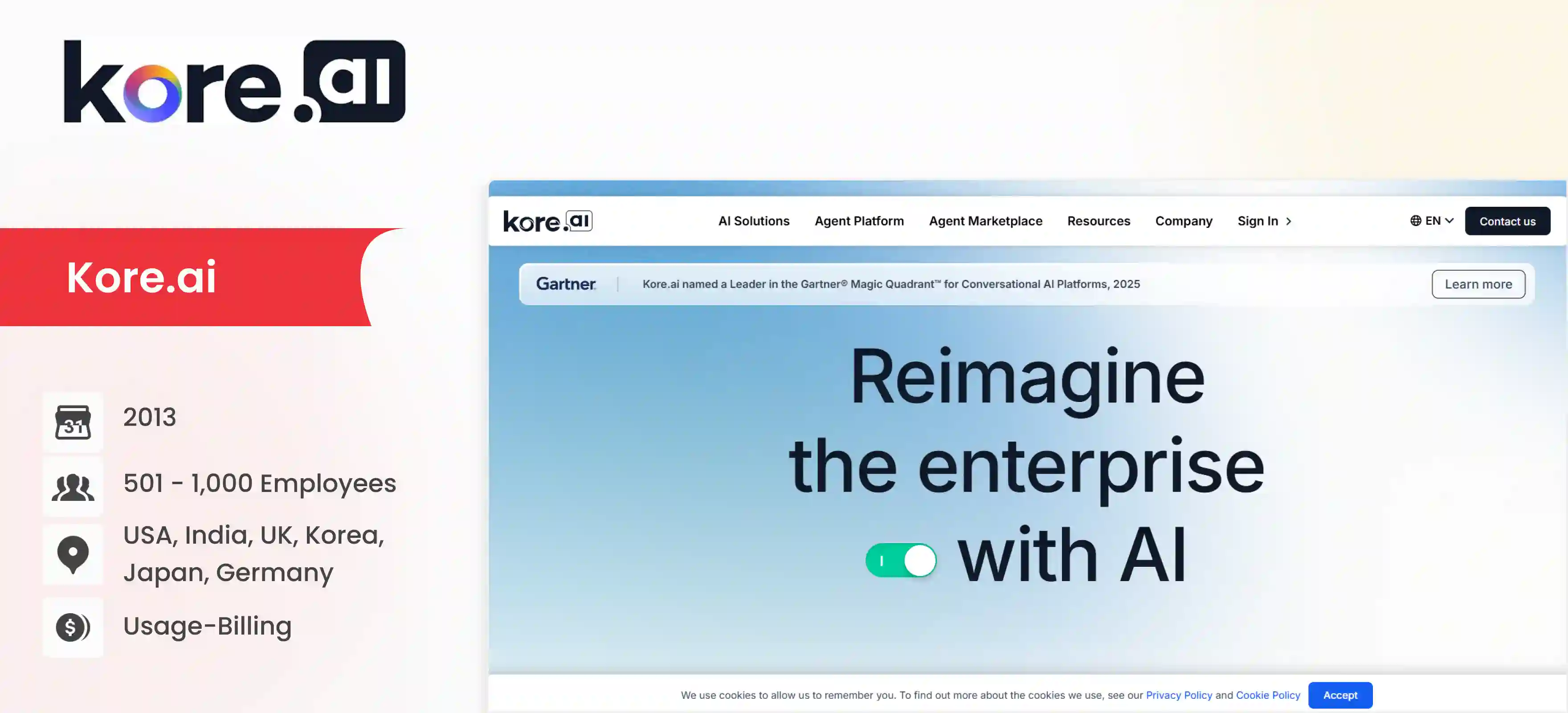 ai chatbot development company Kore AI