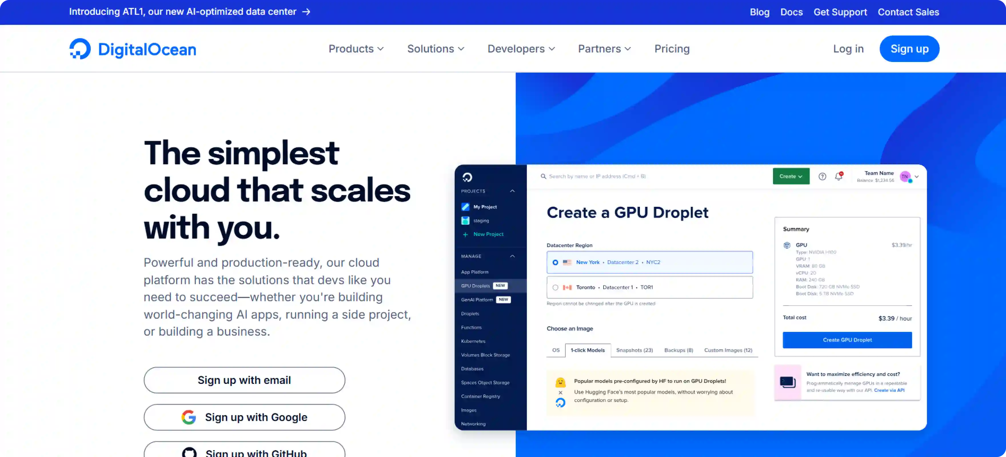 aws alternative DigitalOcean