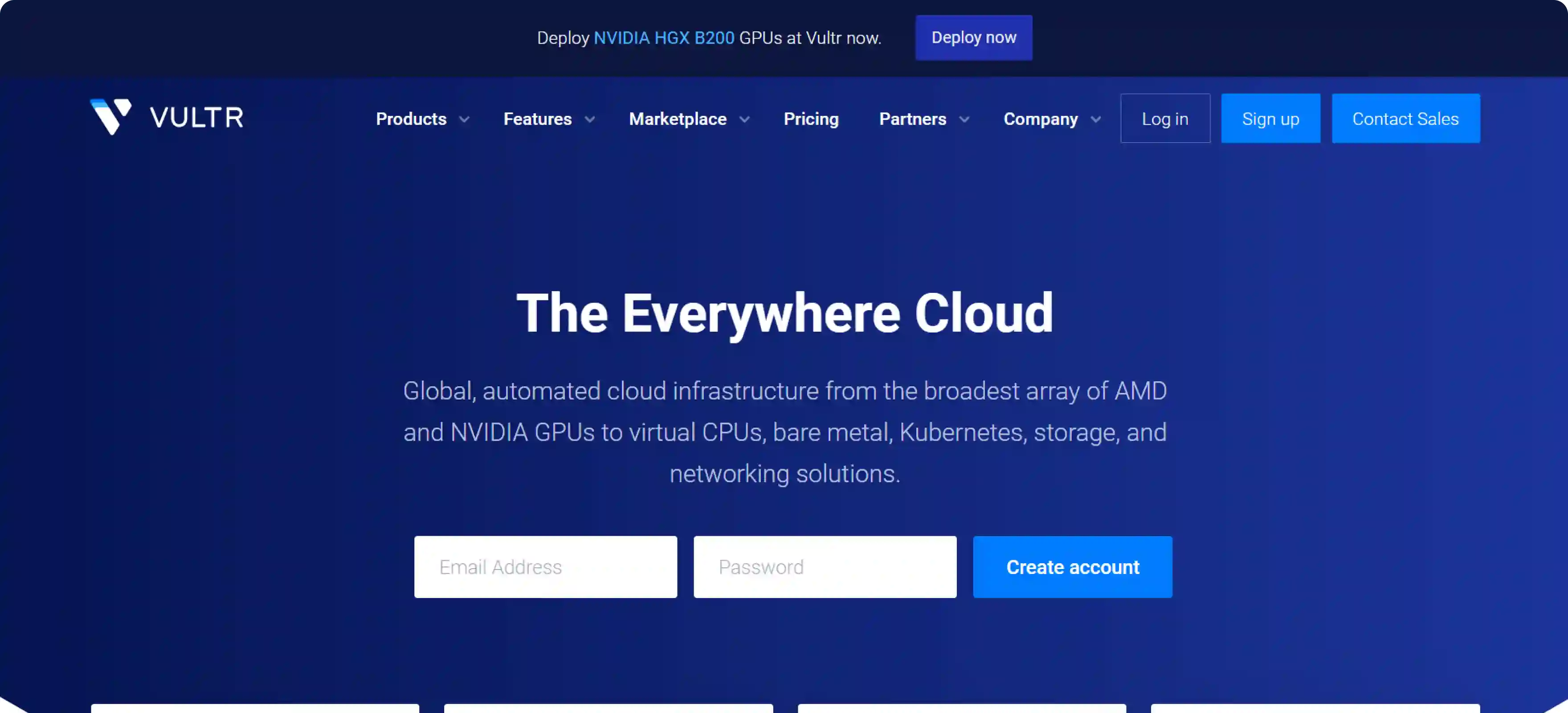 aws alternative Vultr