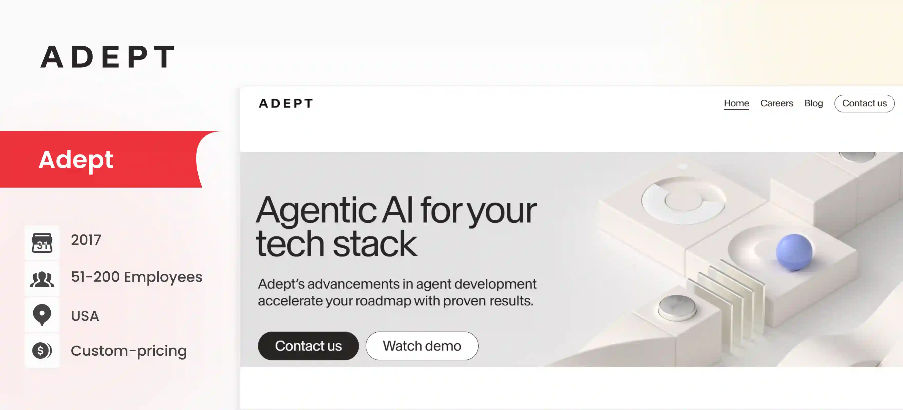 agentic ai development company Adept AI