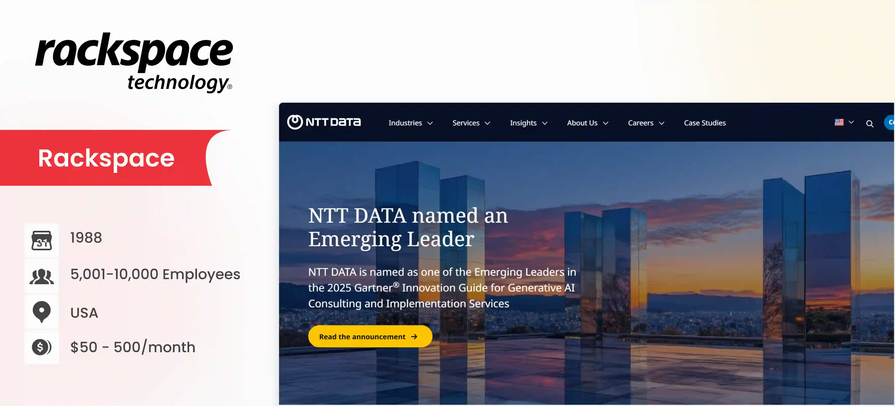 cloud managed service provider Rackspace