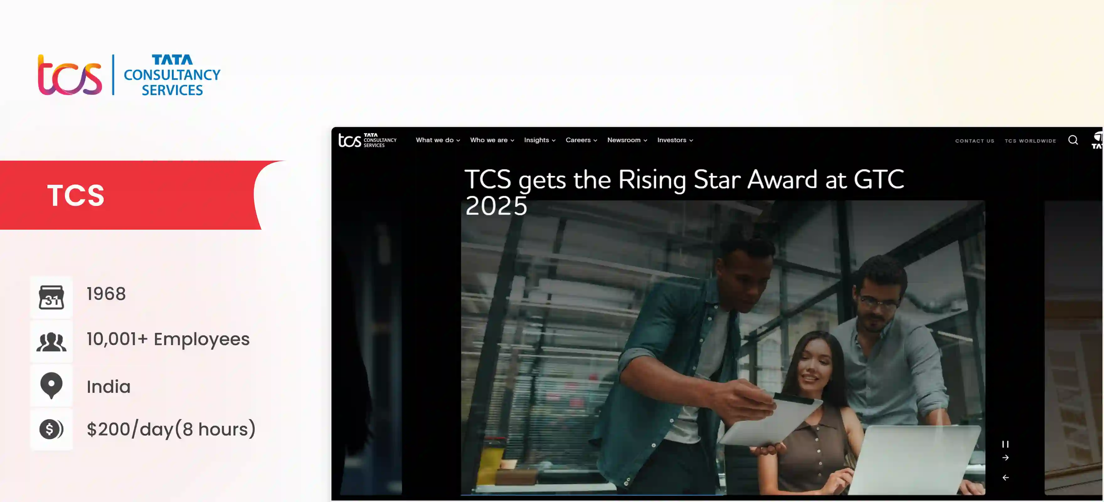 it service provider TCS