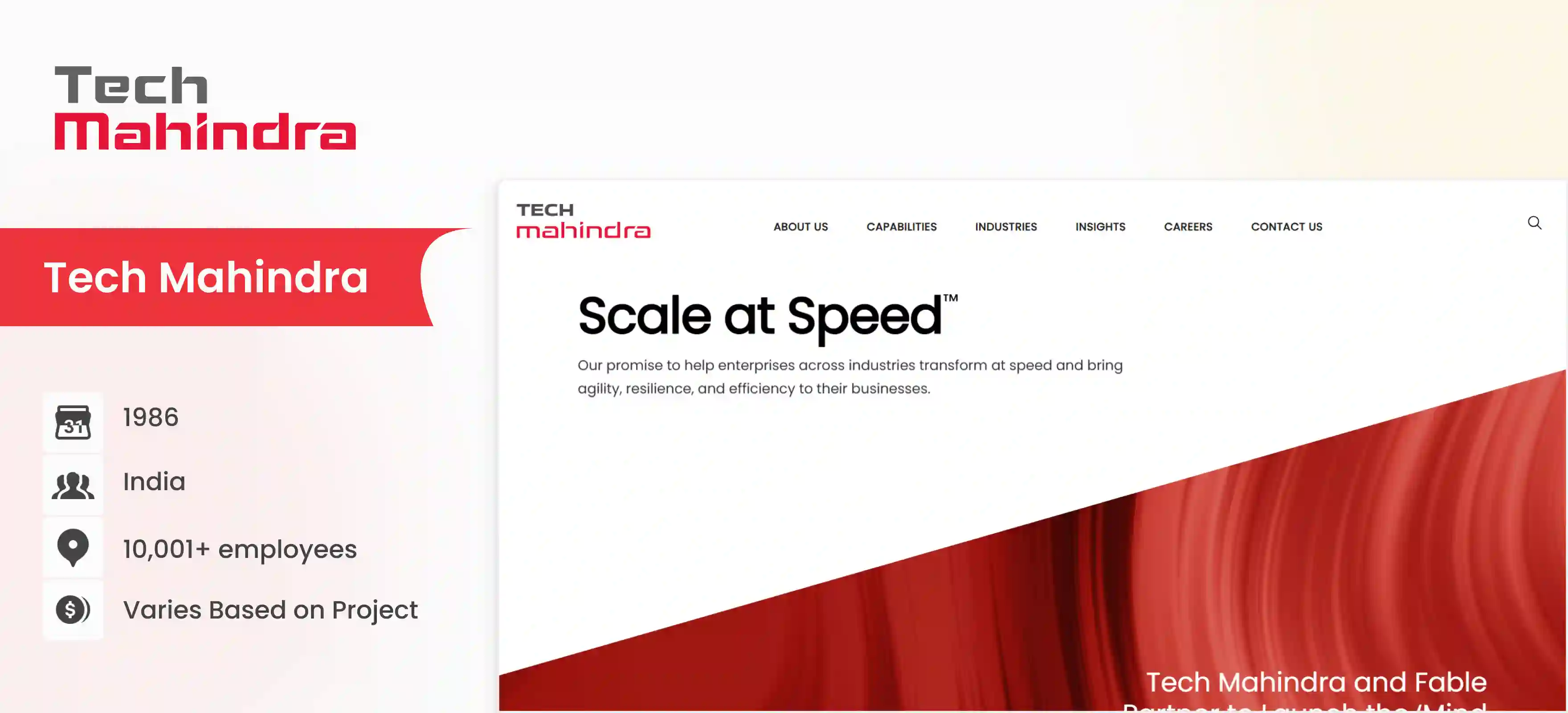it service provider Tech Mahindra