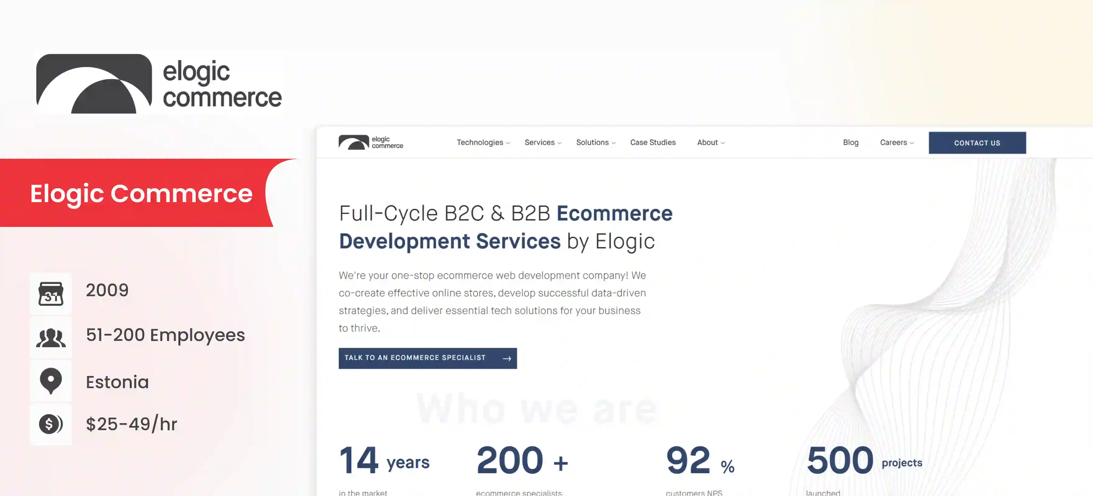 shopify development company Elogic Commerce