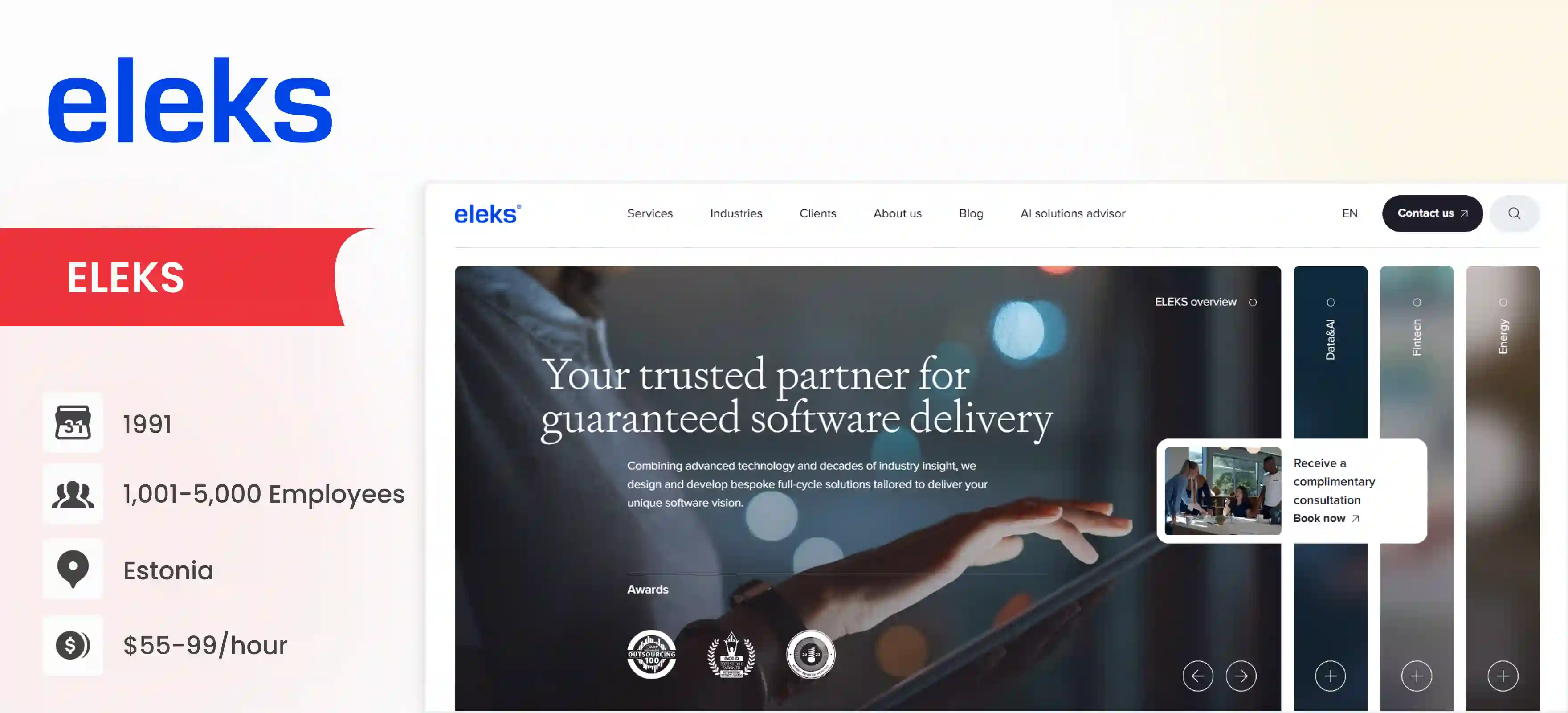 manufacturing software development company ELEKS