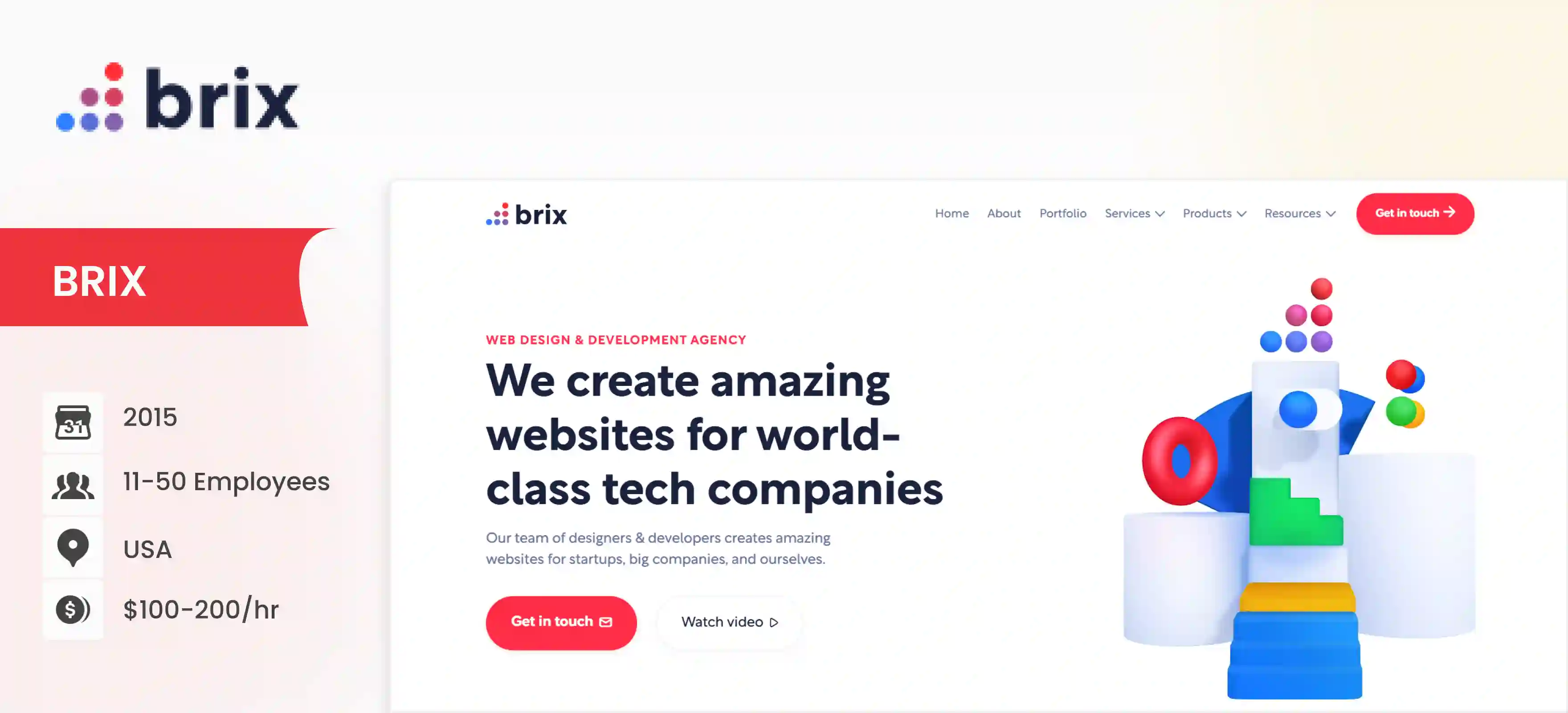 Webflow Development Company Brix Agency