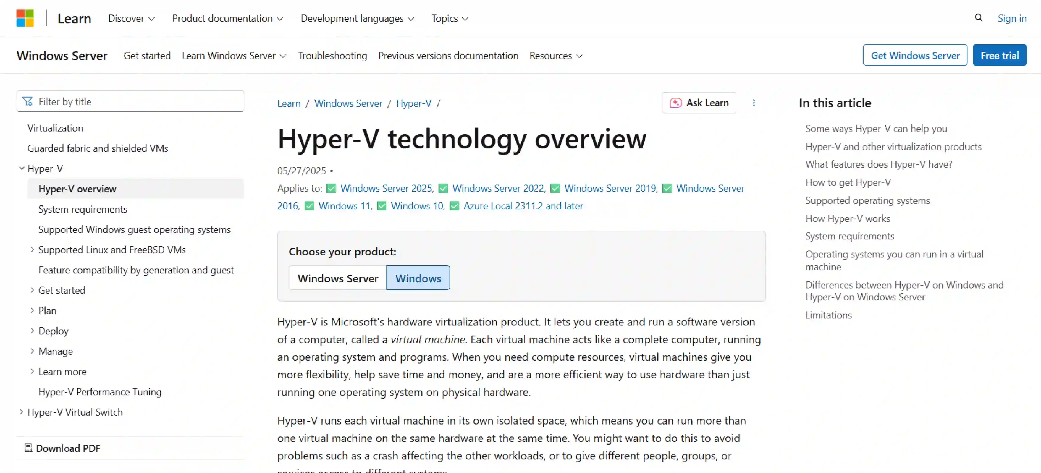 VMware Alternative Microsoft Hyper-V