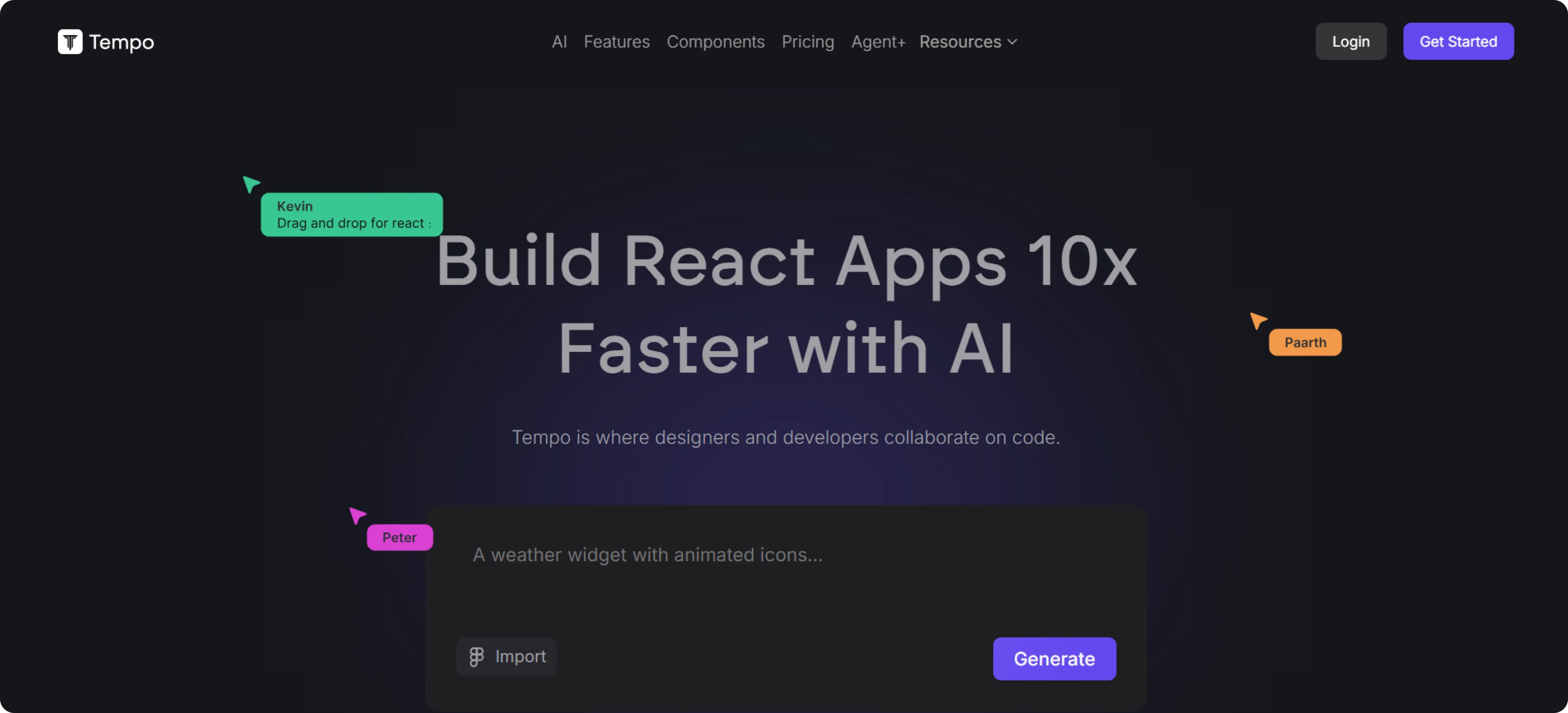 vibe coding tool Tempo Labs