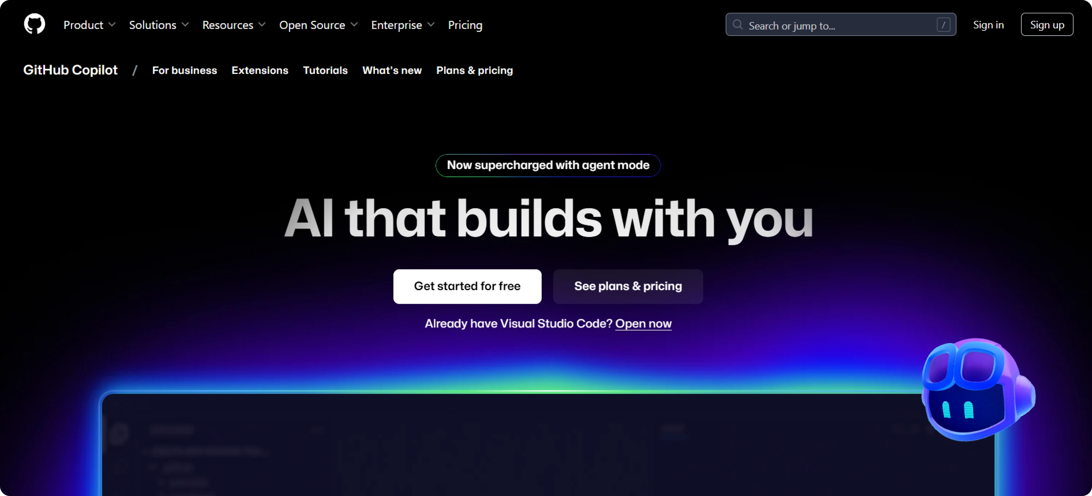 vibe coding tool GitHub Copilot
