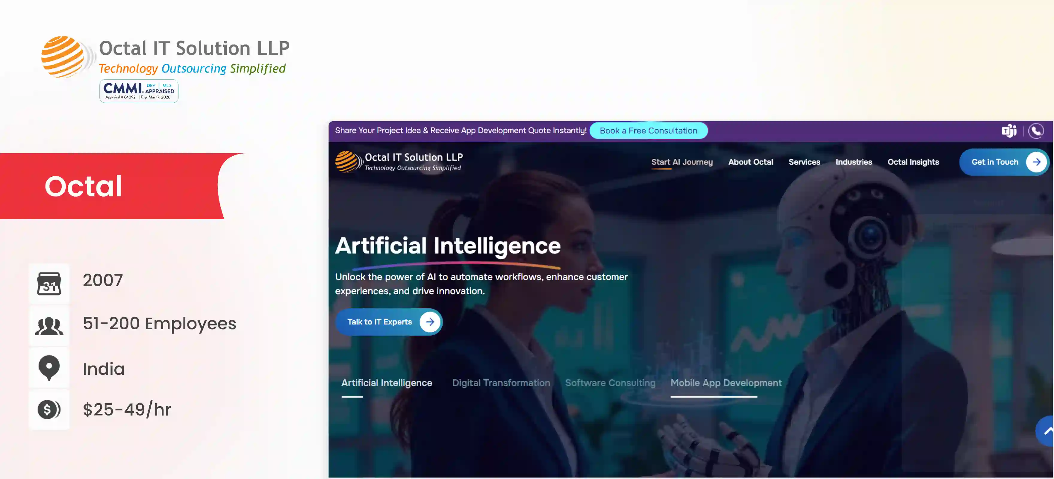Full Stack Development Company Octal IT Solutions