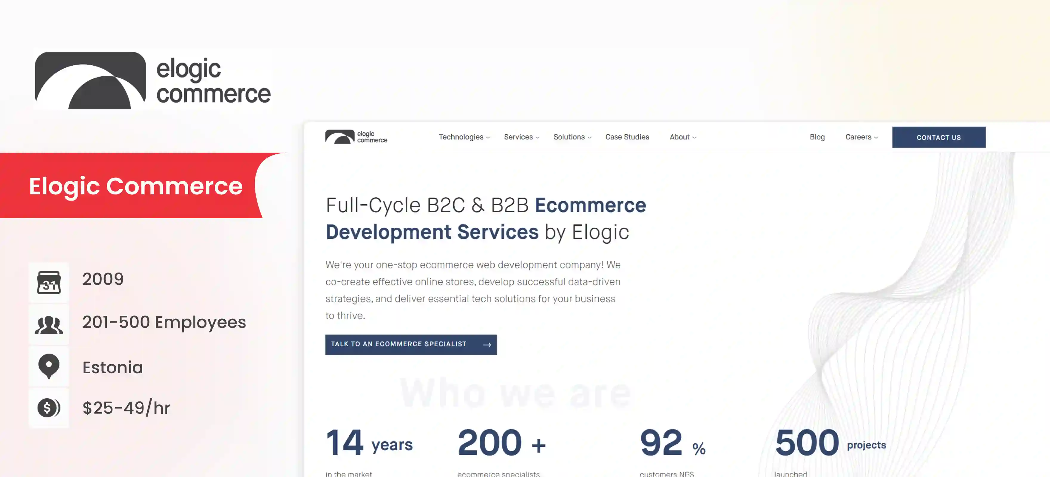 eCommerce Development Company Elogic Commerce