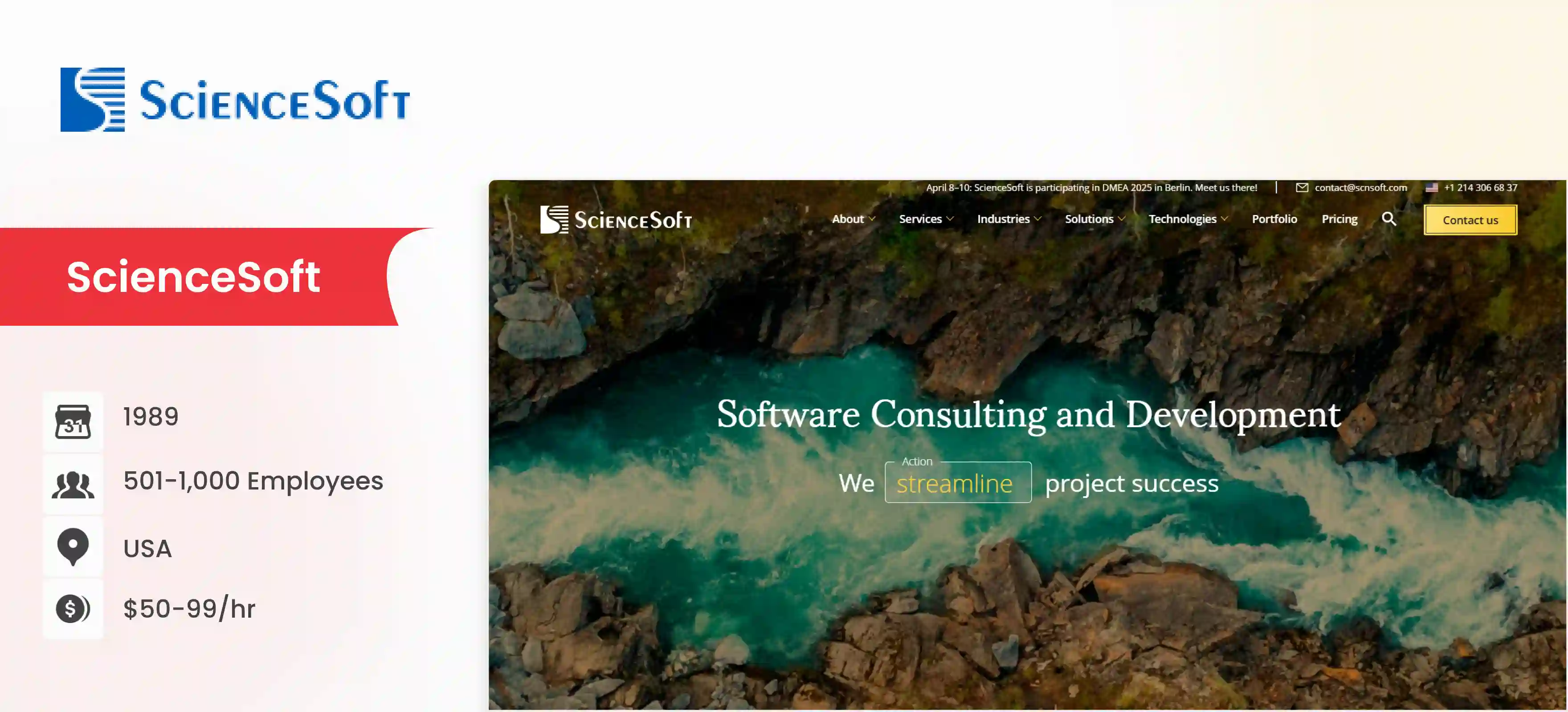 .NET Software Development Company ScienceSoft
