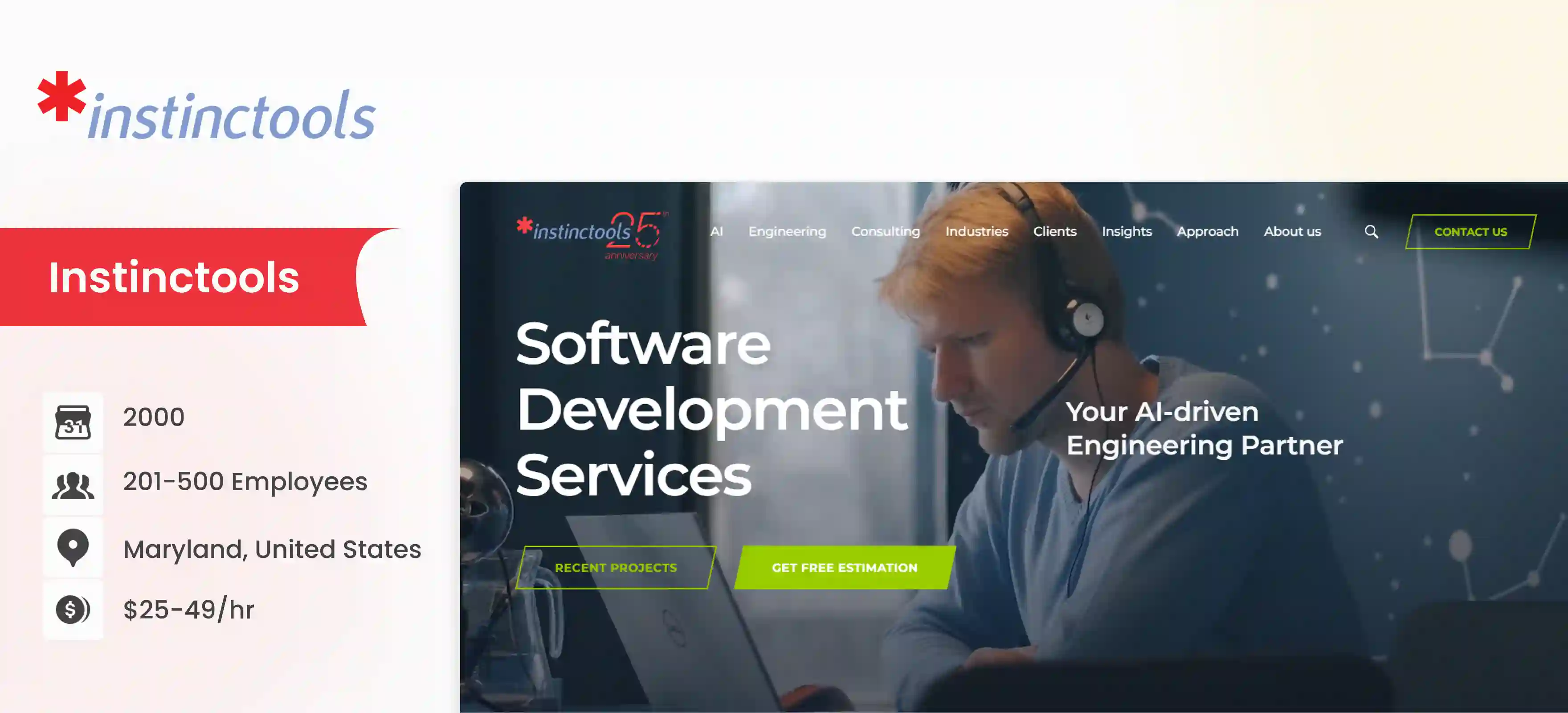 React JS Web Development Company Instinctools