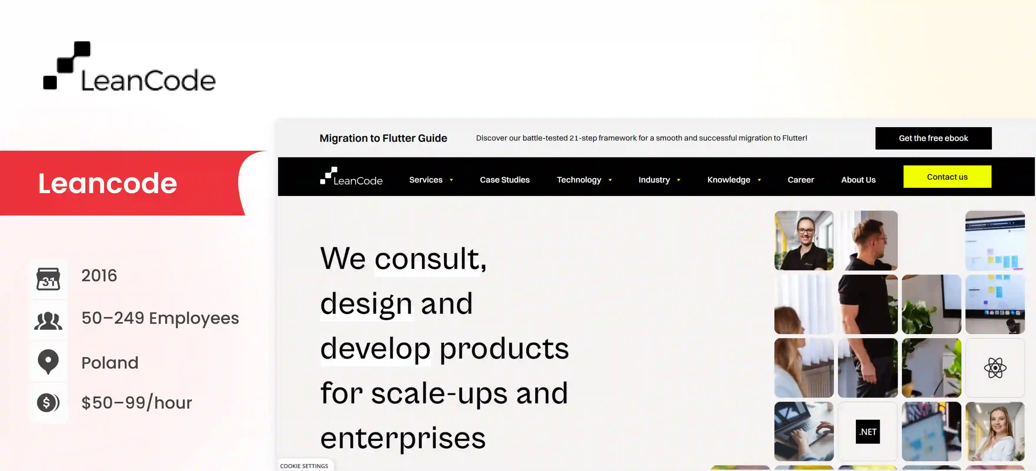 Flutter App Development Company LeanCode