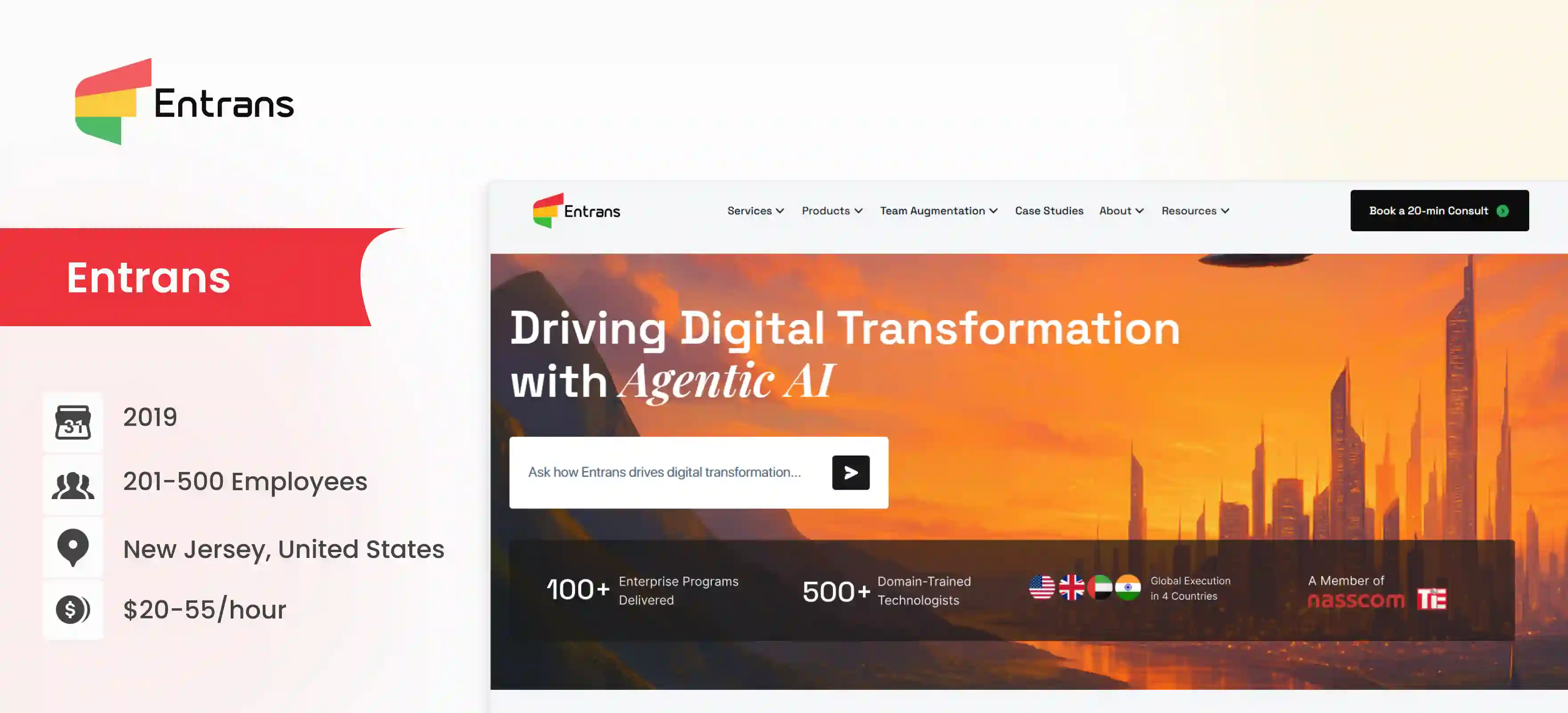 Java Application Development Company Entrans