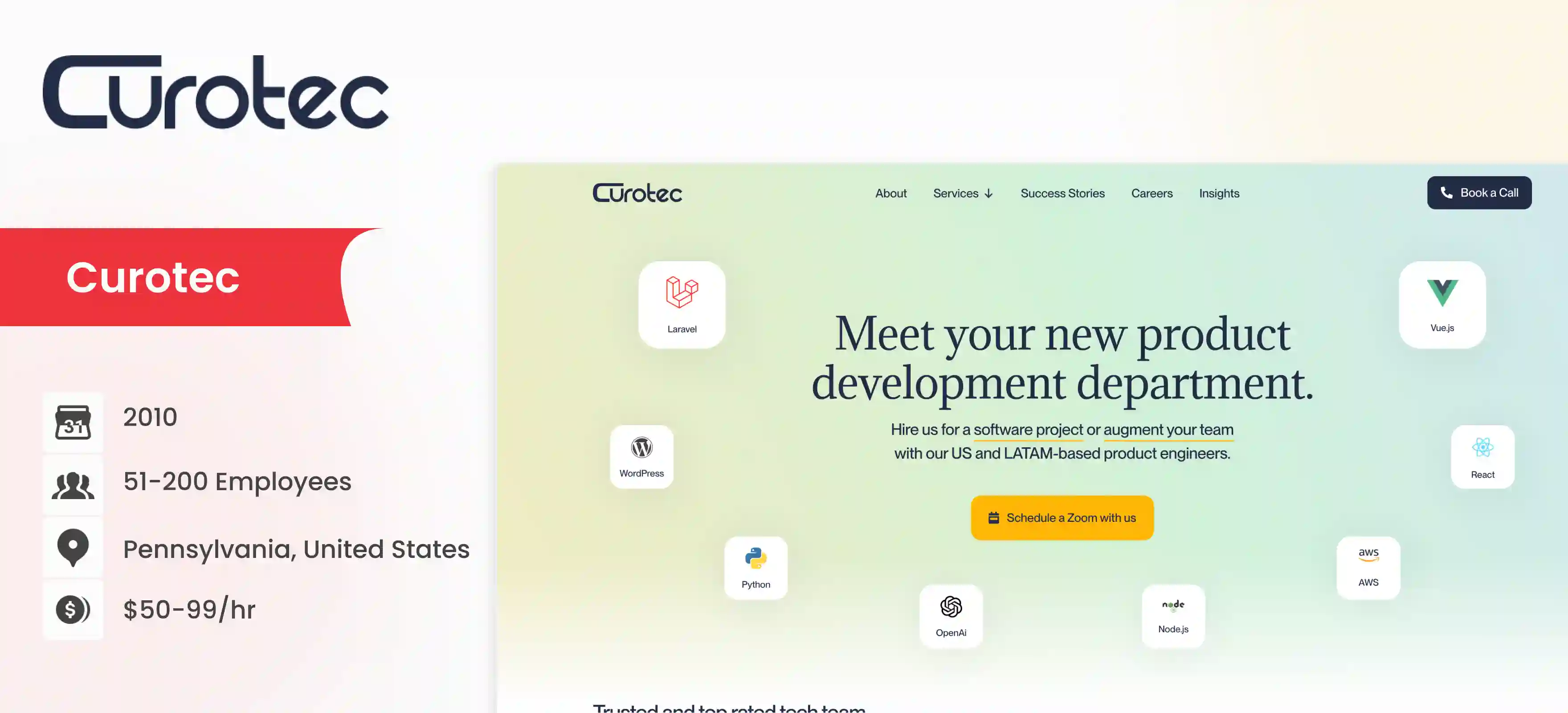VueJS Development Company Curotec