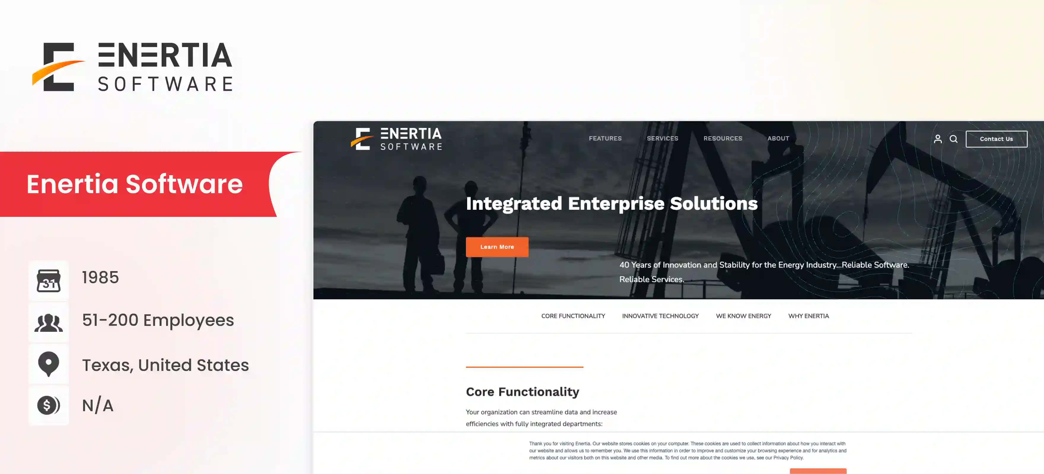 Oil and Gas Software Development Company Enertia Software