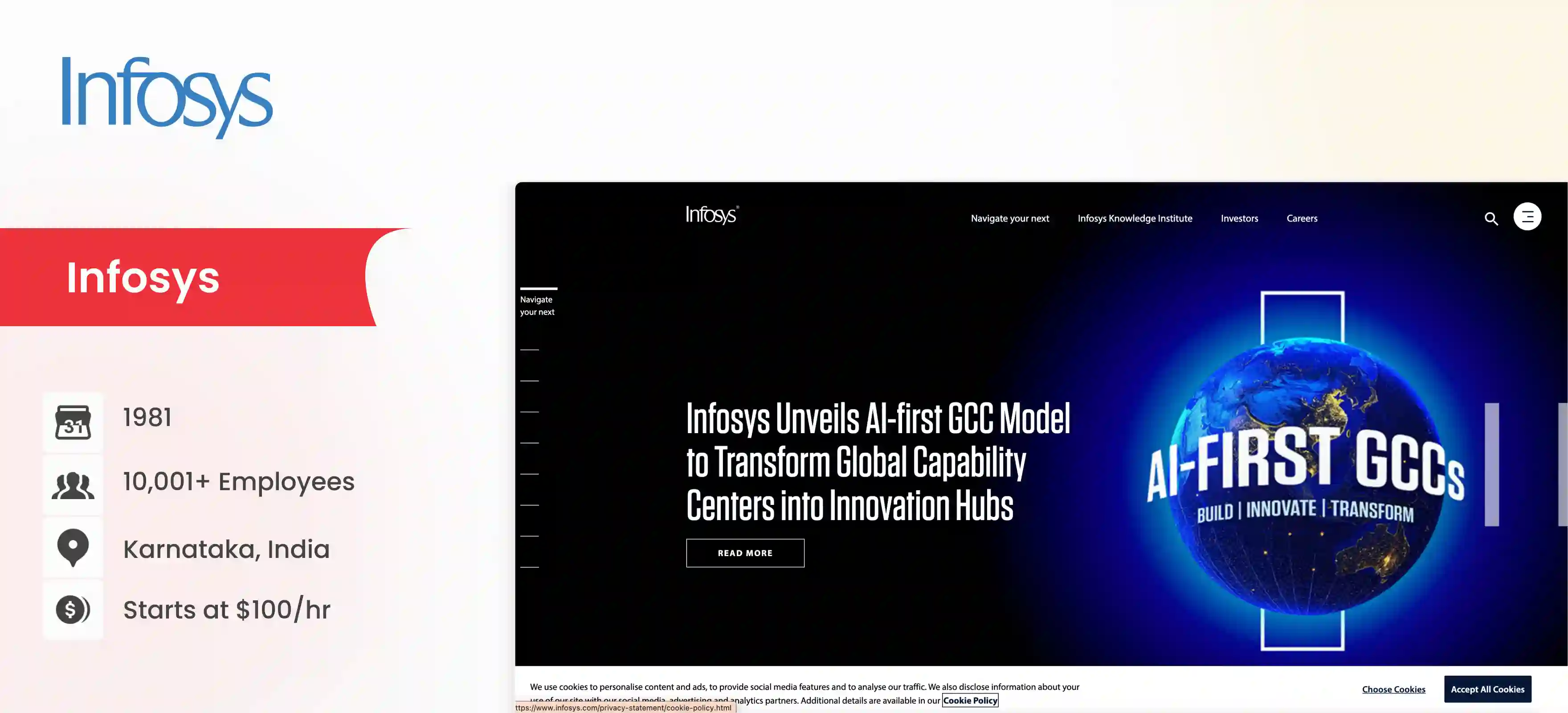 GCC as a Service Provider Infosys