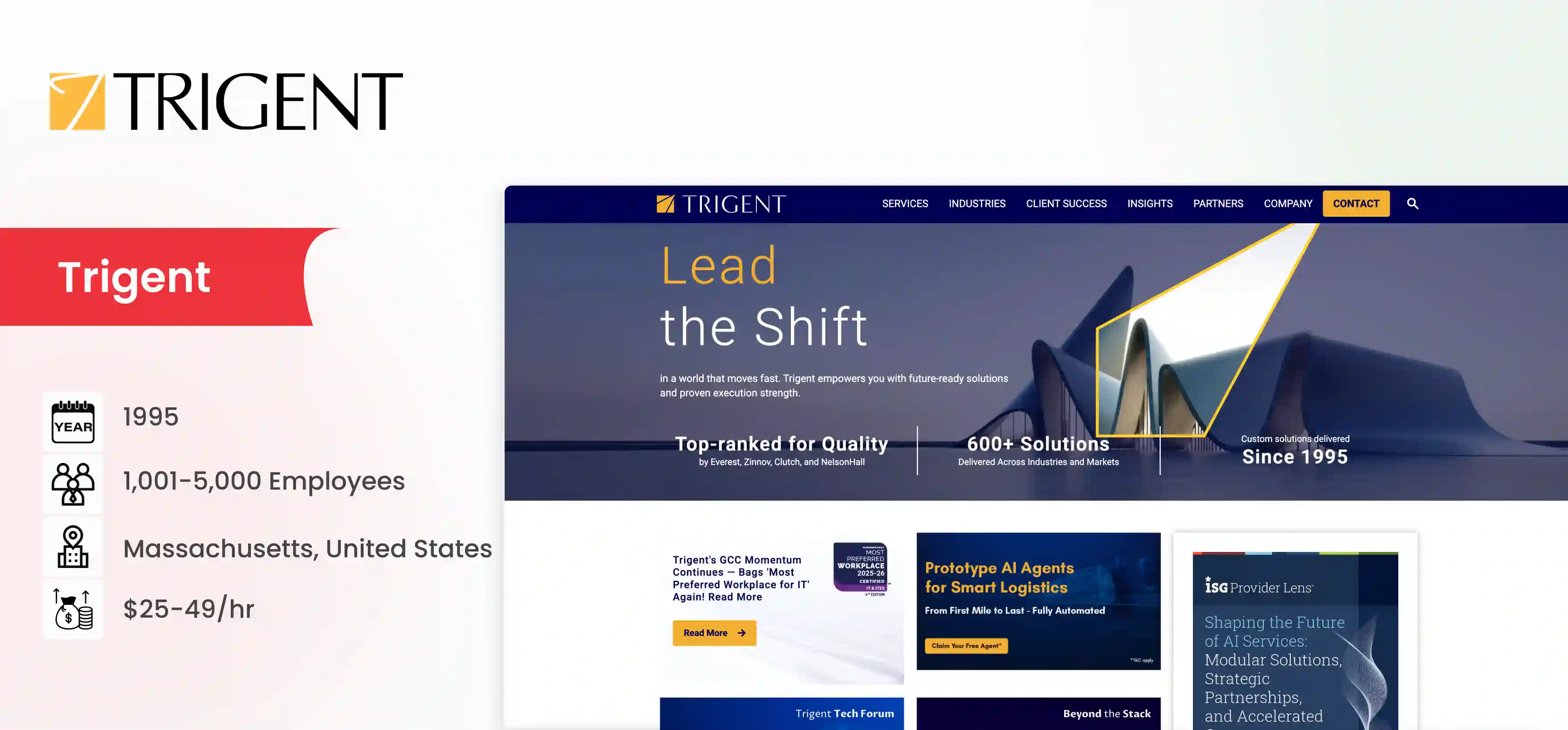 Data Management Services Company Trigent