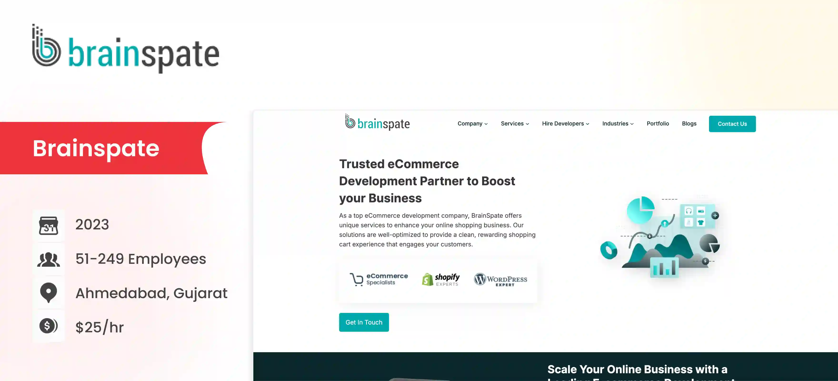 eCommerce Development Company BrainSpate