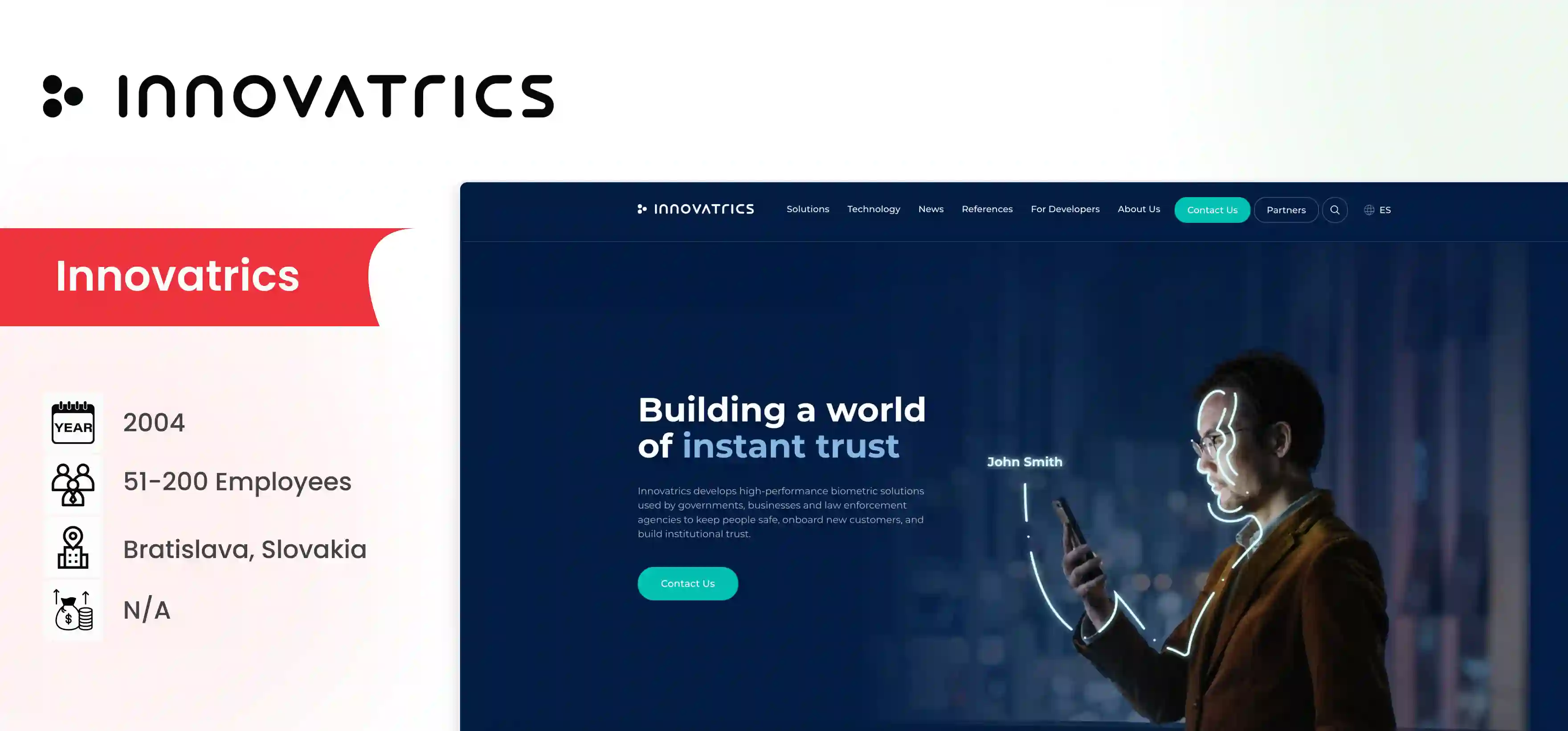 Biometric Software Development Company Innovatrics