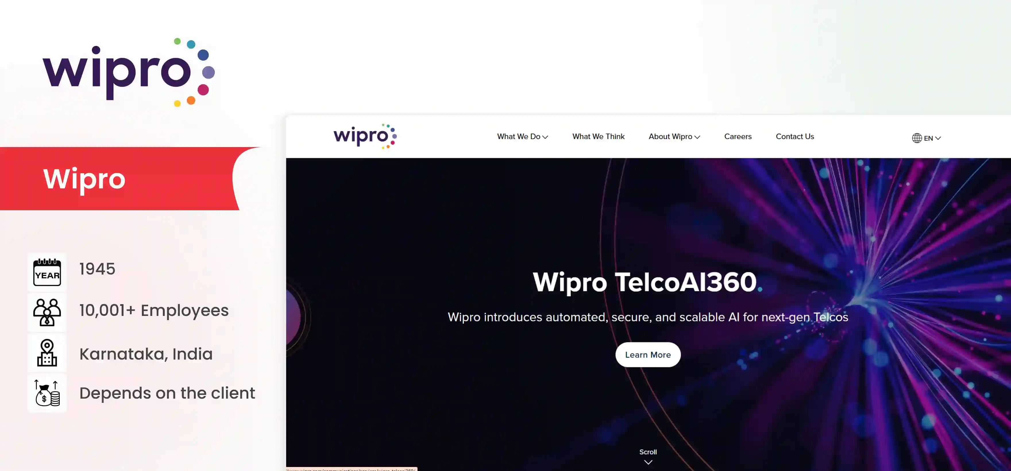 Infosys Competitor Wipro