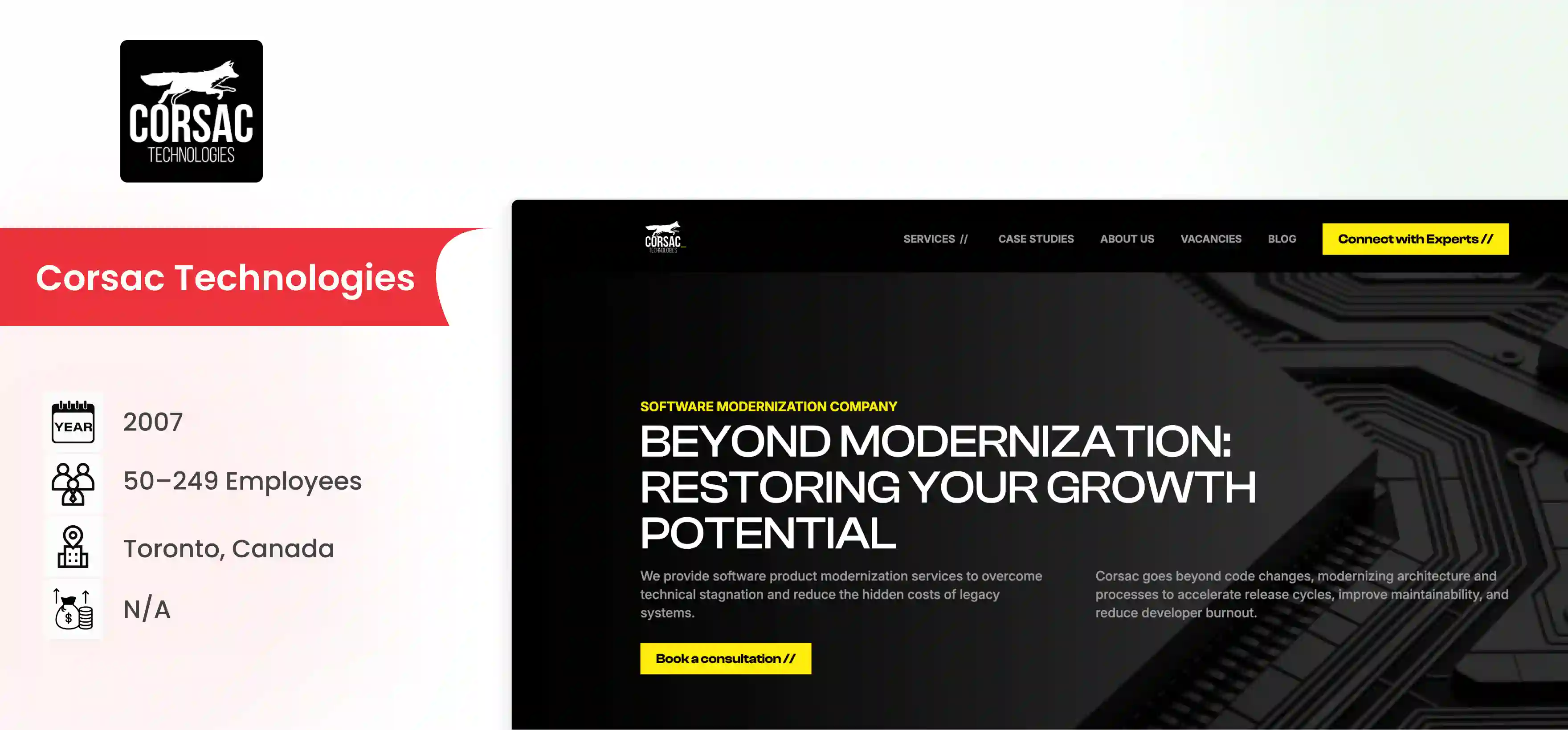 Cloud Modernization Company Corsac Technologies