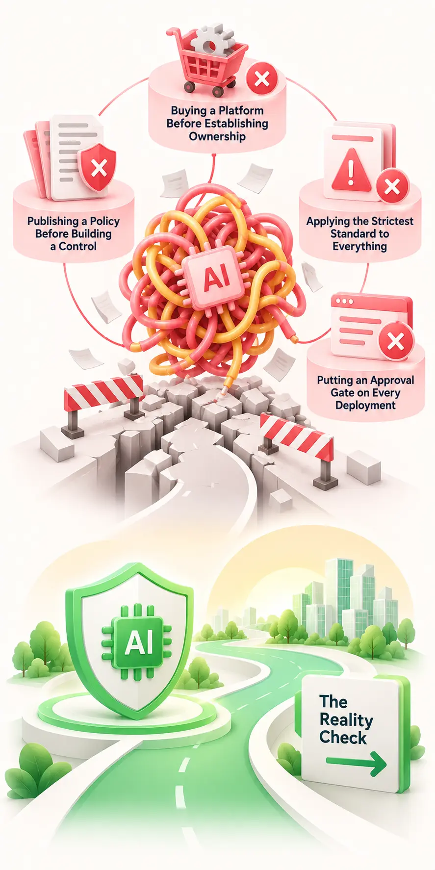 Common AI governance mistakes that increase complexity without addressing underlying governance challenges
