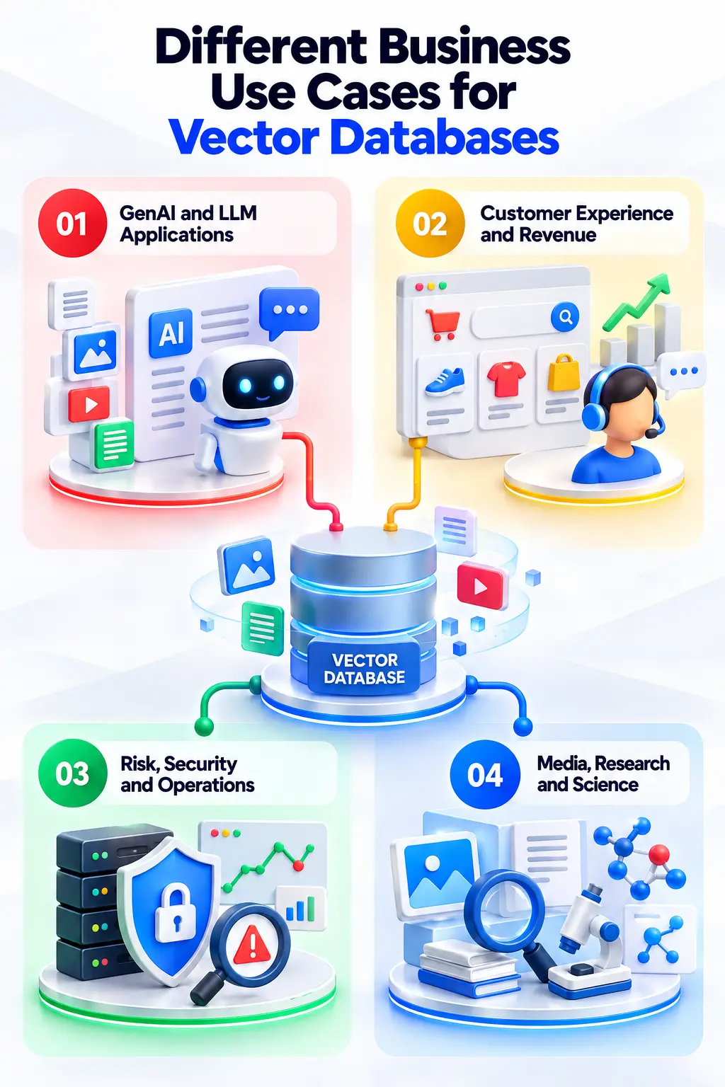 Vector database use cases by business area